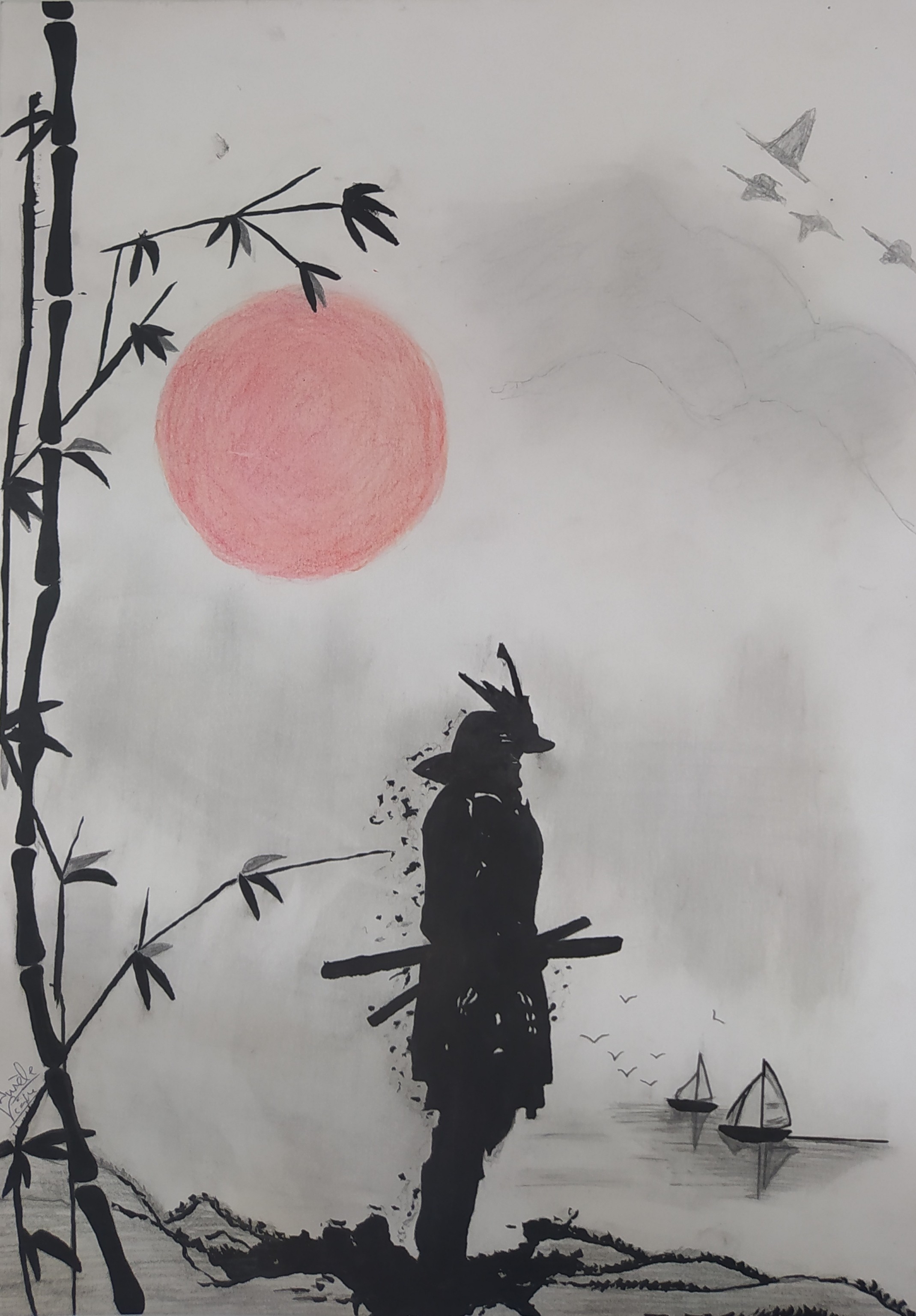 Dessins sur feuilles par sirfyc