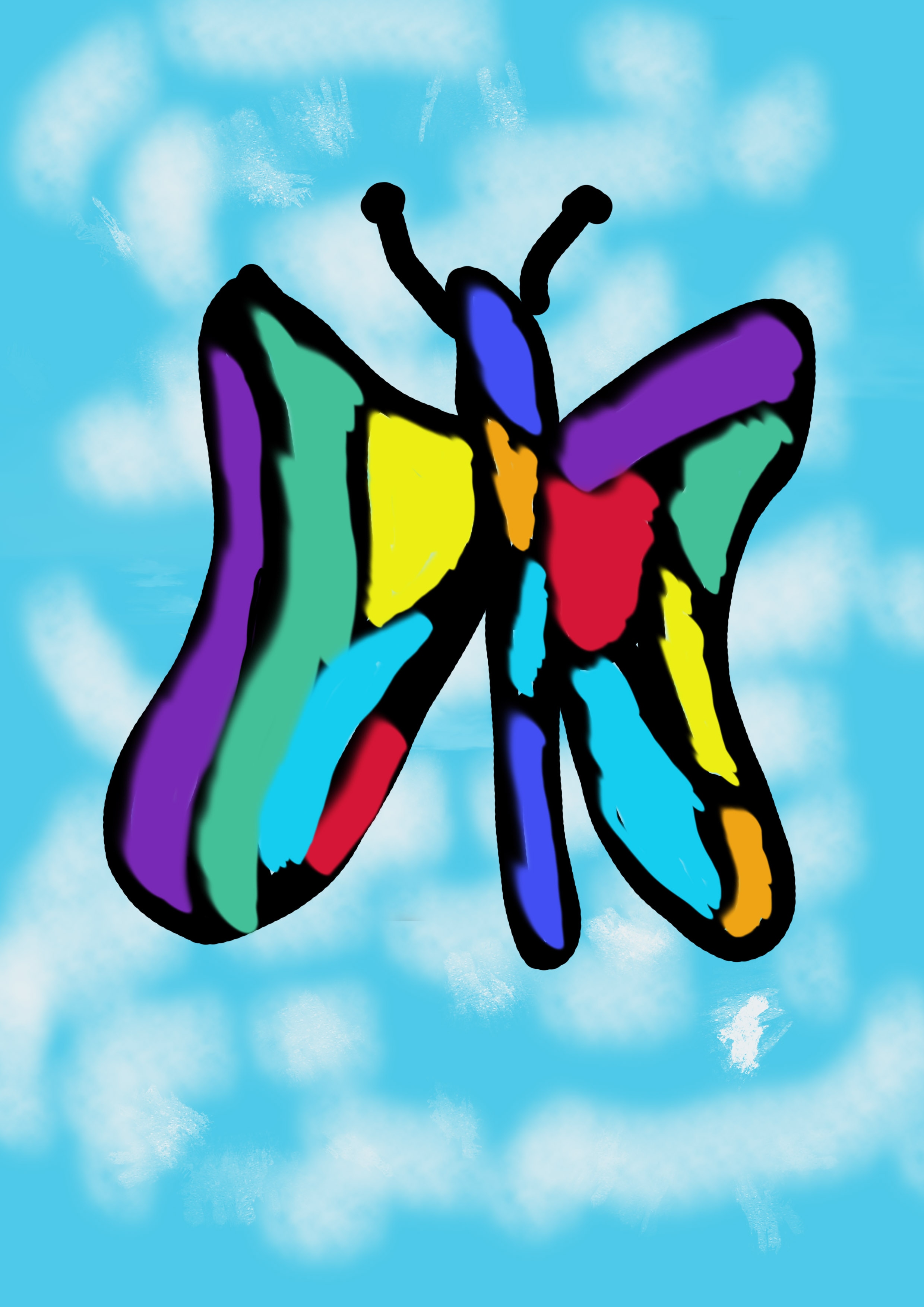 1er digital painting (préléminaire) par BlandineF34