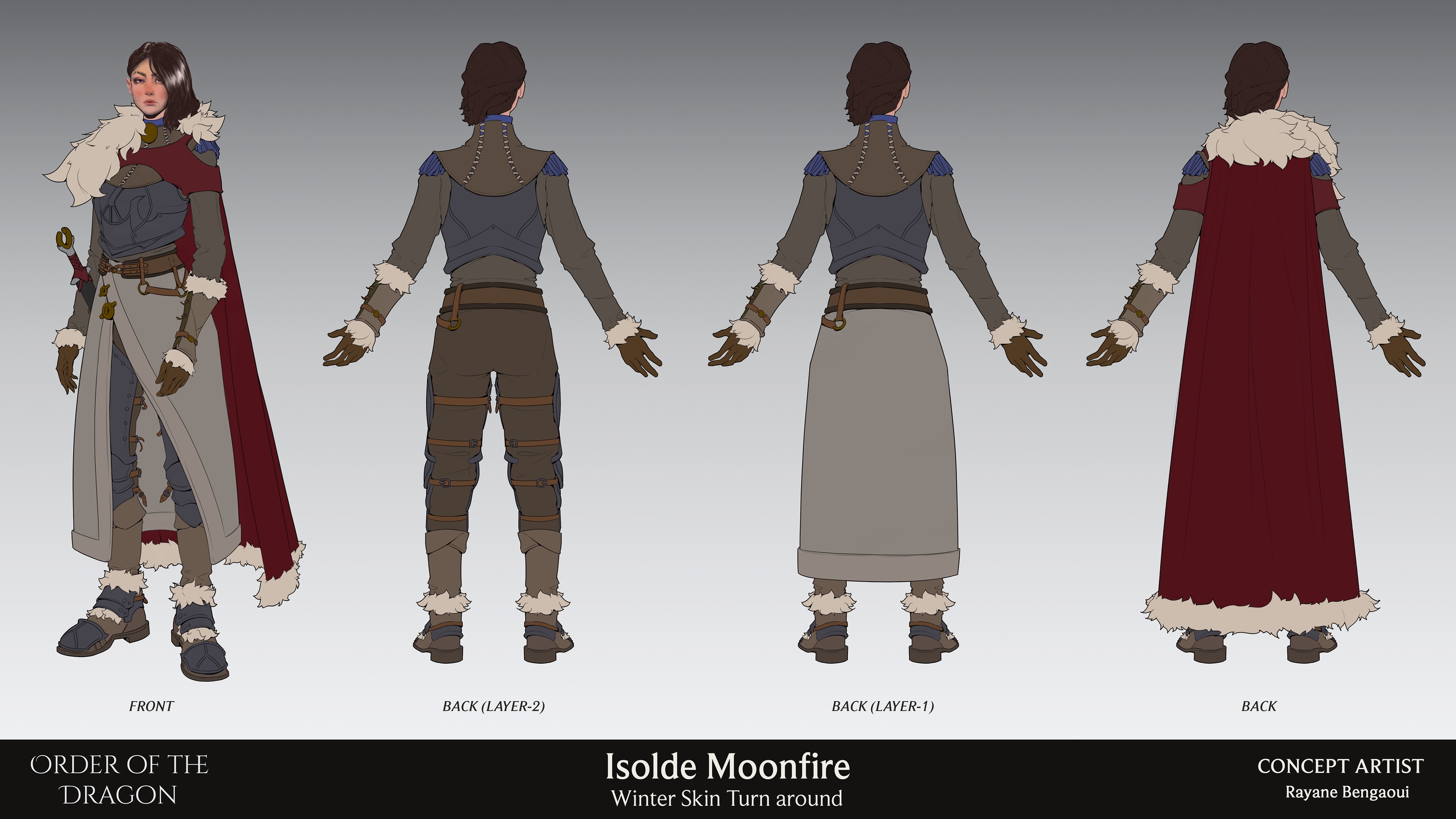Character Design - Isolde Moonfire par Rayane