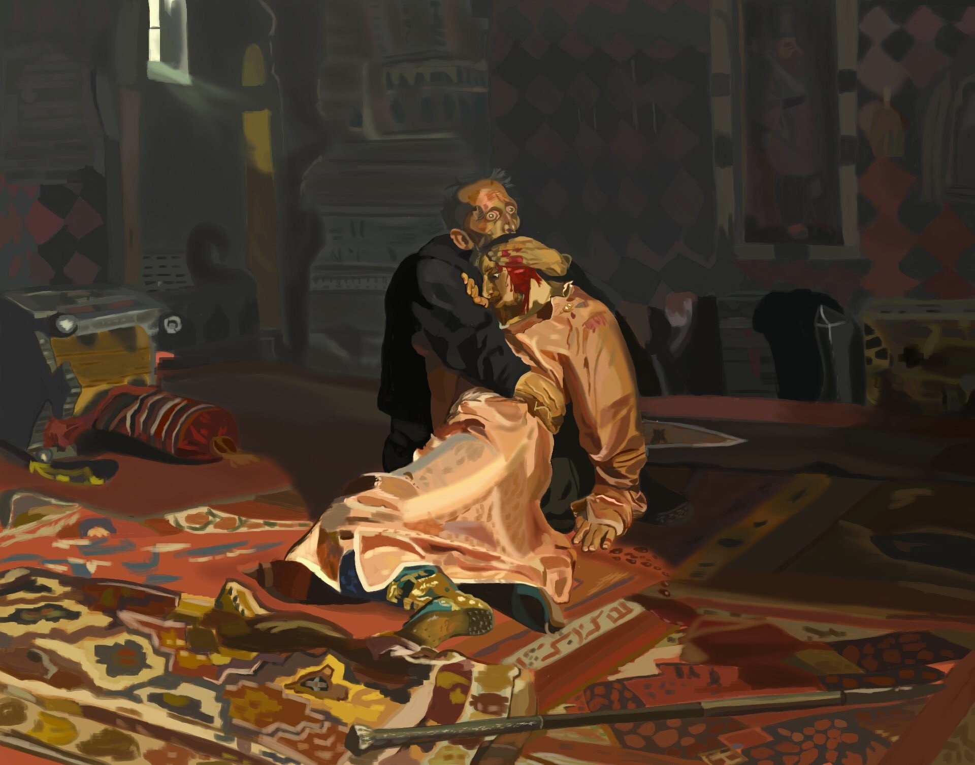 Étude du tableau "Ivan le Terrible tue son fils" par Nebelgesang
