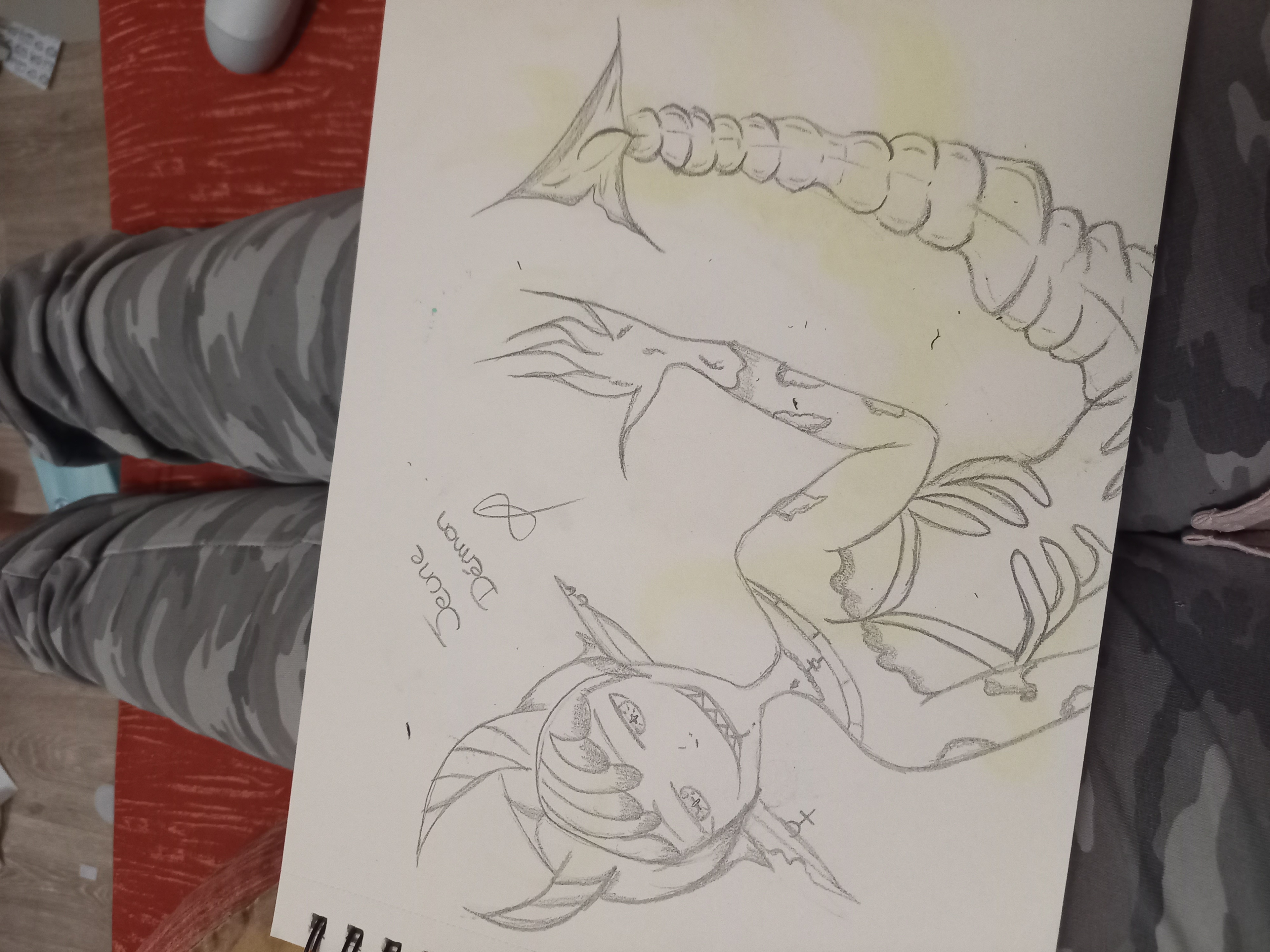 Jeune démon / *Croquis* par cassys_red