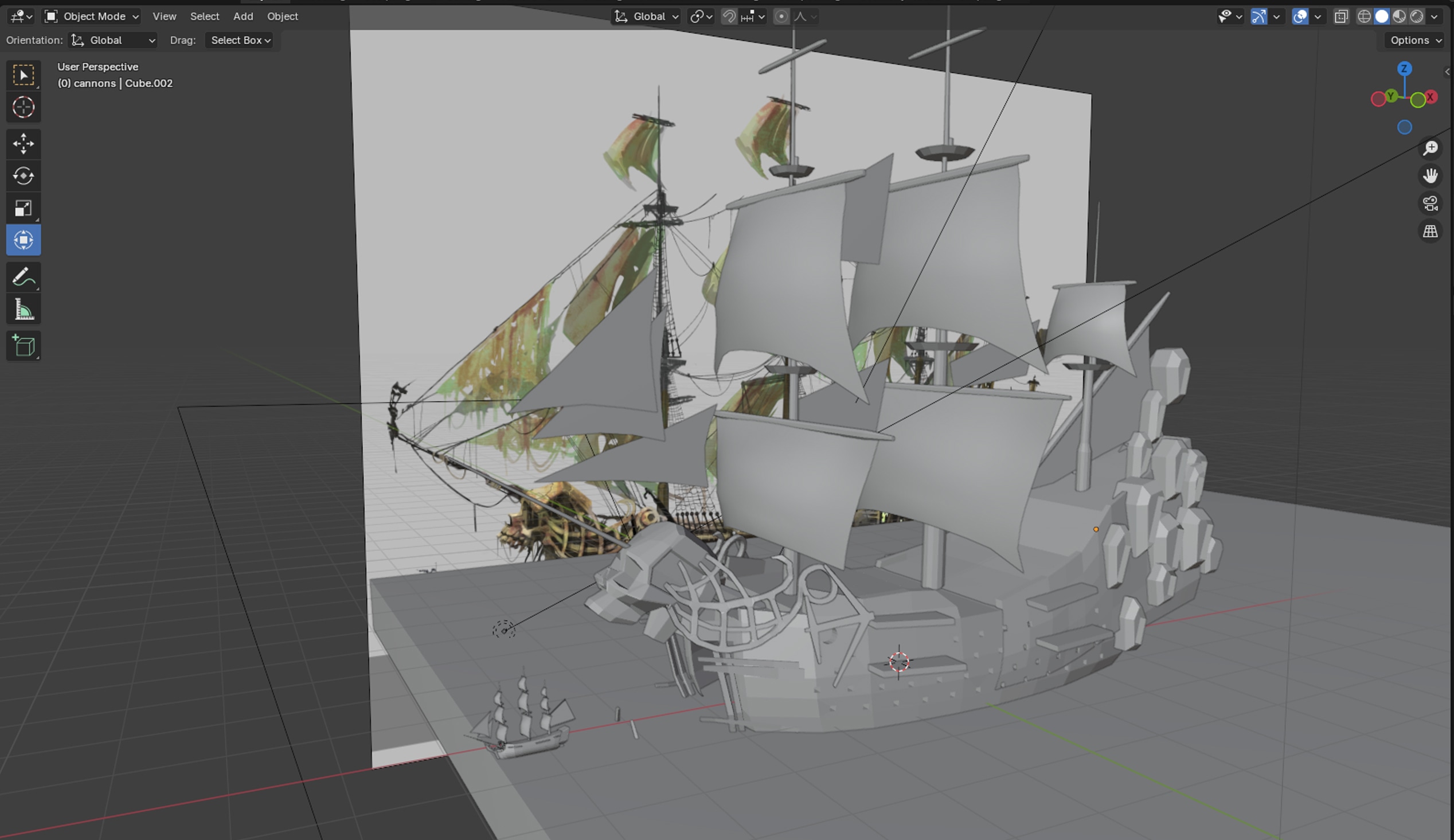 The Ship Eater (Challenge #20 - Sails of Black Bones) par Nicrobe