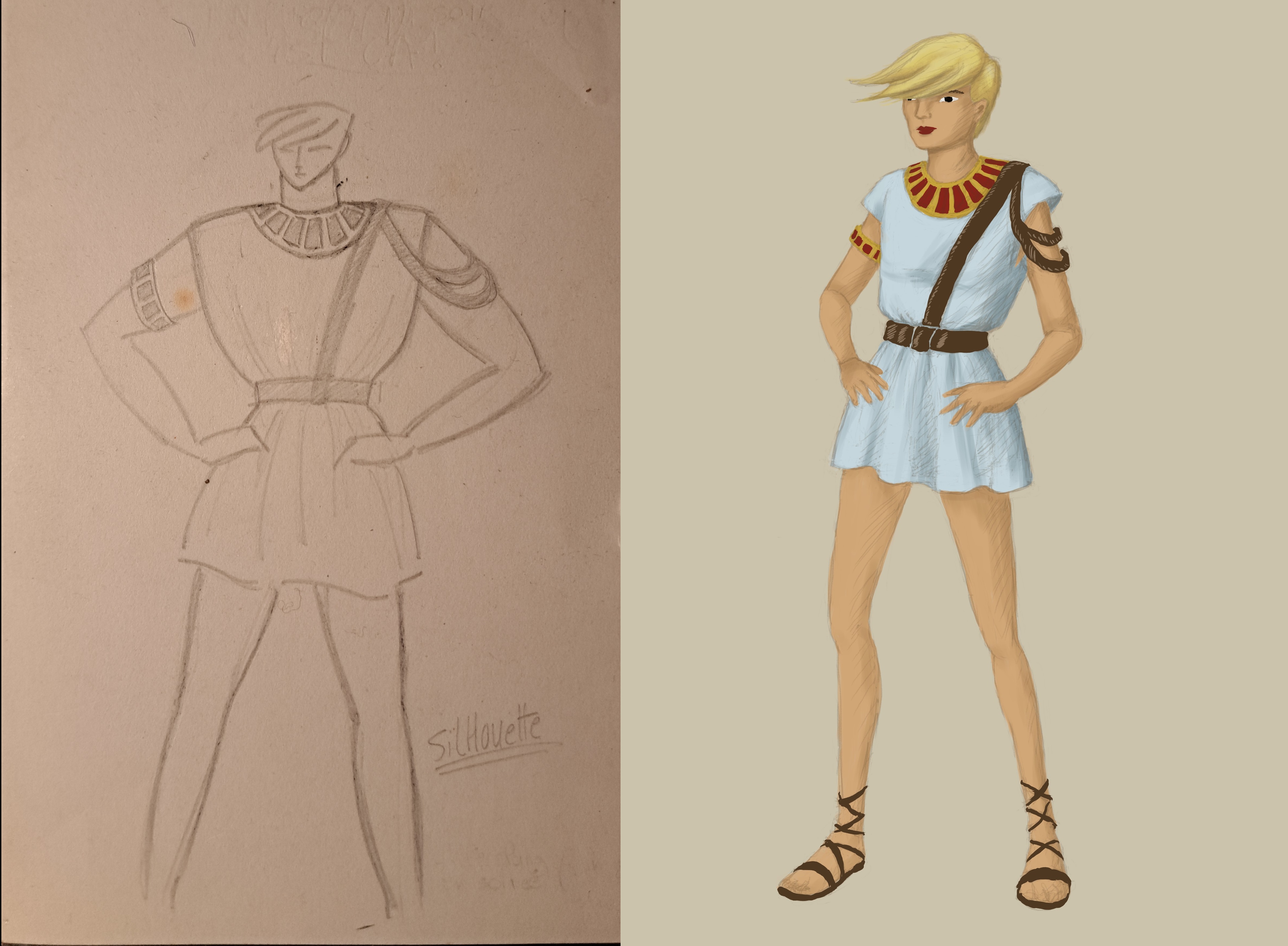 Défi juillet 2025 - redessine une de tes premières créations par Laurence Veron-Dor