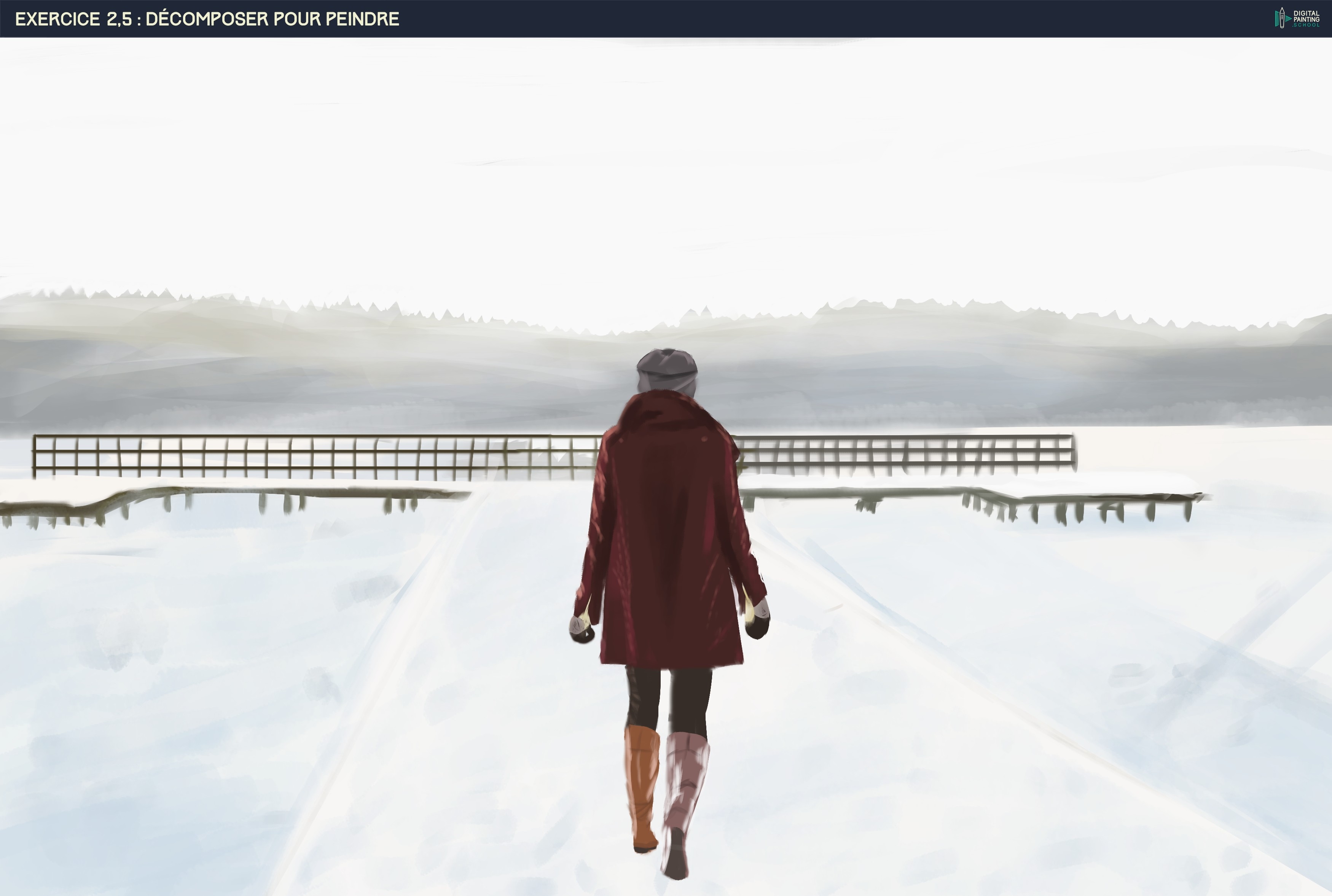 Le manteau rouge par vinceinstudio