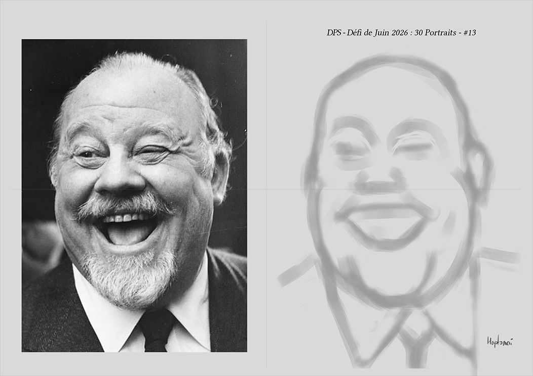 Défis de juin 2026 - Portrait du jour #13 par HaptoMai