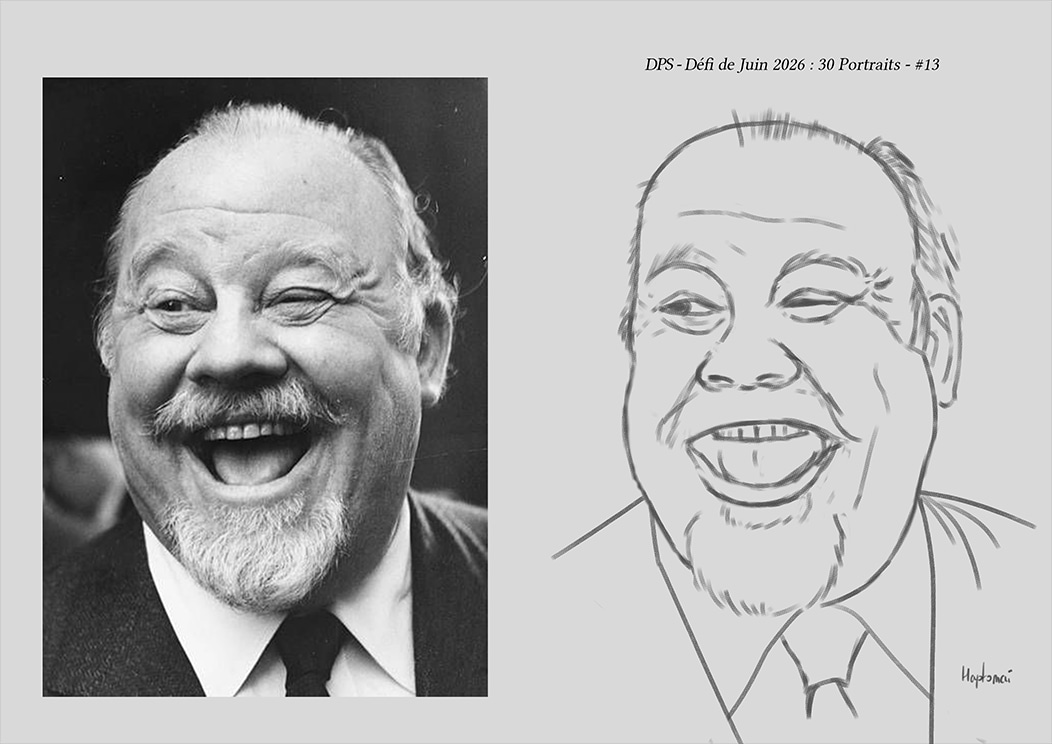 Défis de juin 2026 - Portrait du jour #13 par HaptoMai