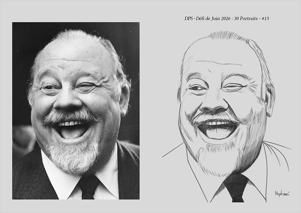 Défis de juin 2026 - Portrait du jour #13 par HaptoMai