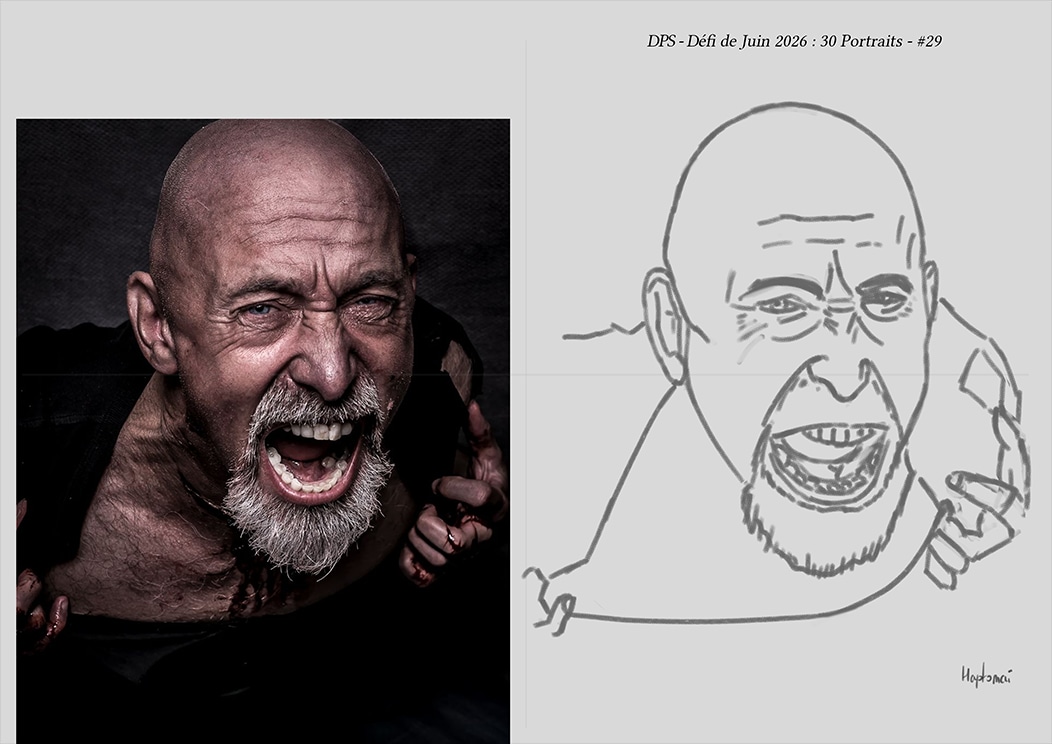 Défis de juin 2026 - Portrait du jour #29 par HaptoMai