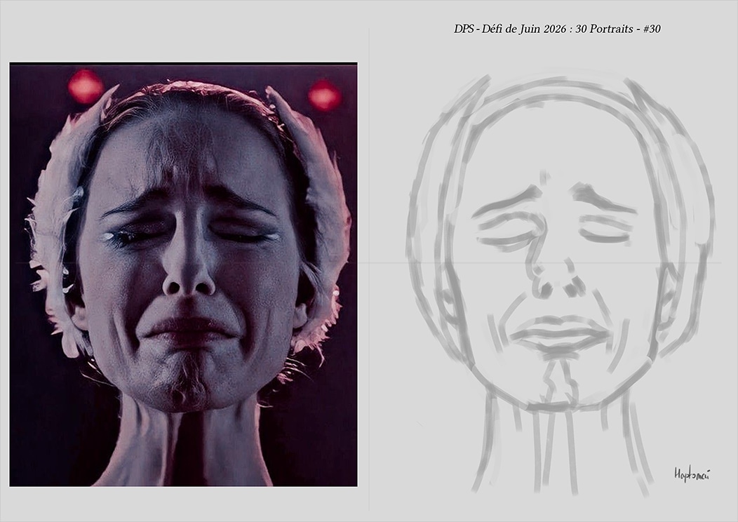 Défis de juin 2026 - Portrait du jour #30 par HaptoMai