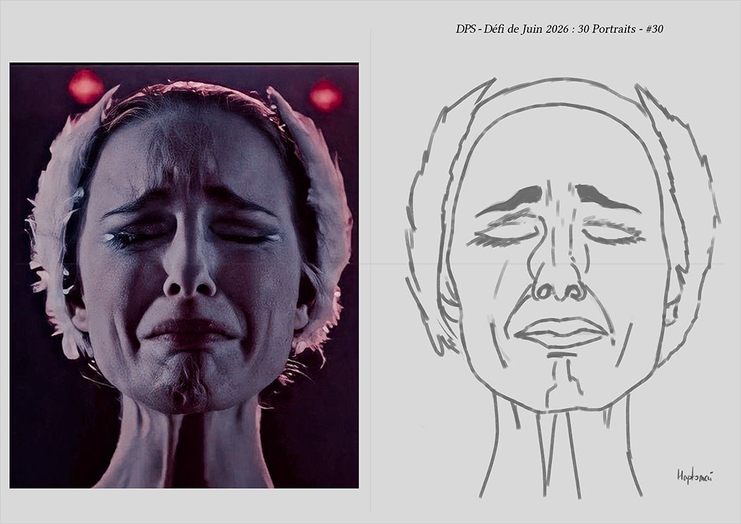 Défis de juin 2026 - Portrait du jour #30 par HaptoMai