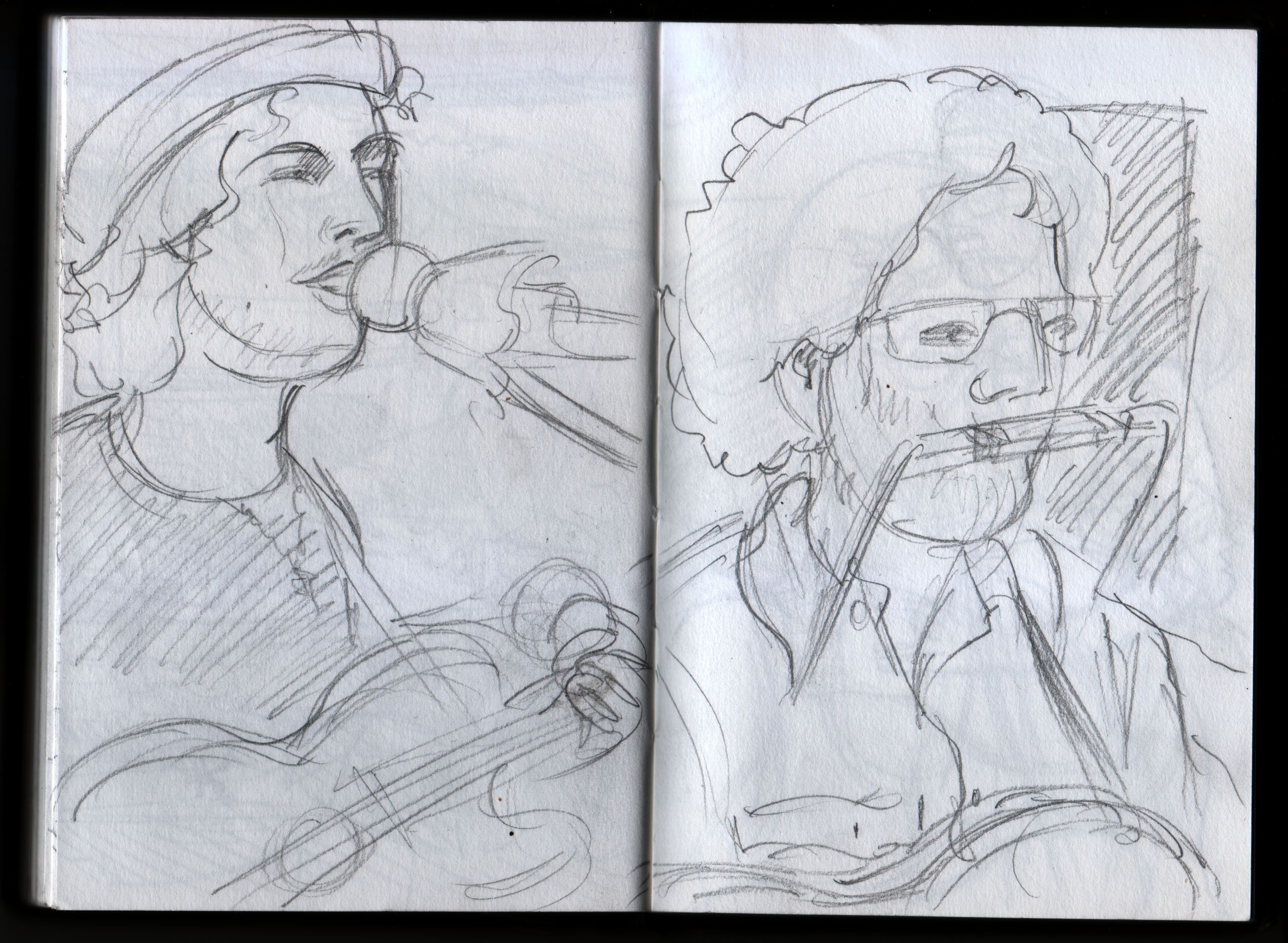 Croquis de concerts par Laurence Veron-Dor