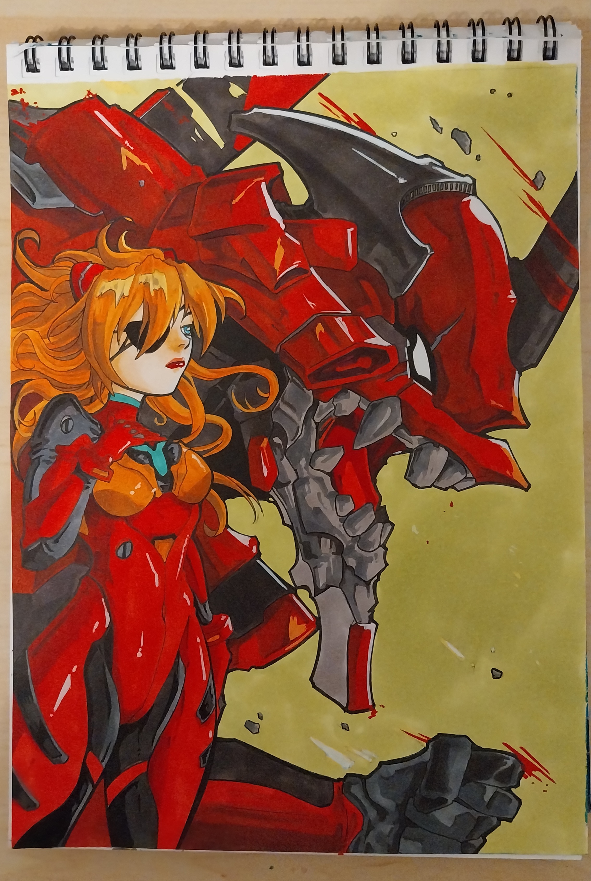 Fanart Evangélion par Sophie