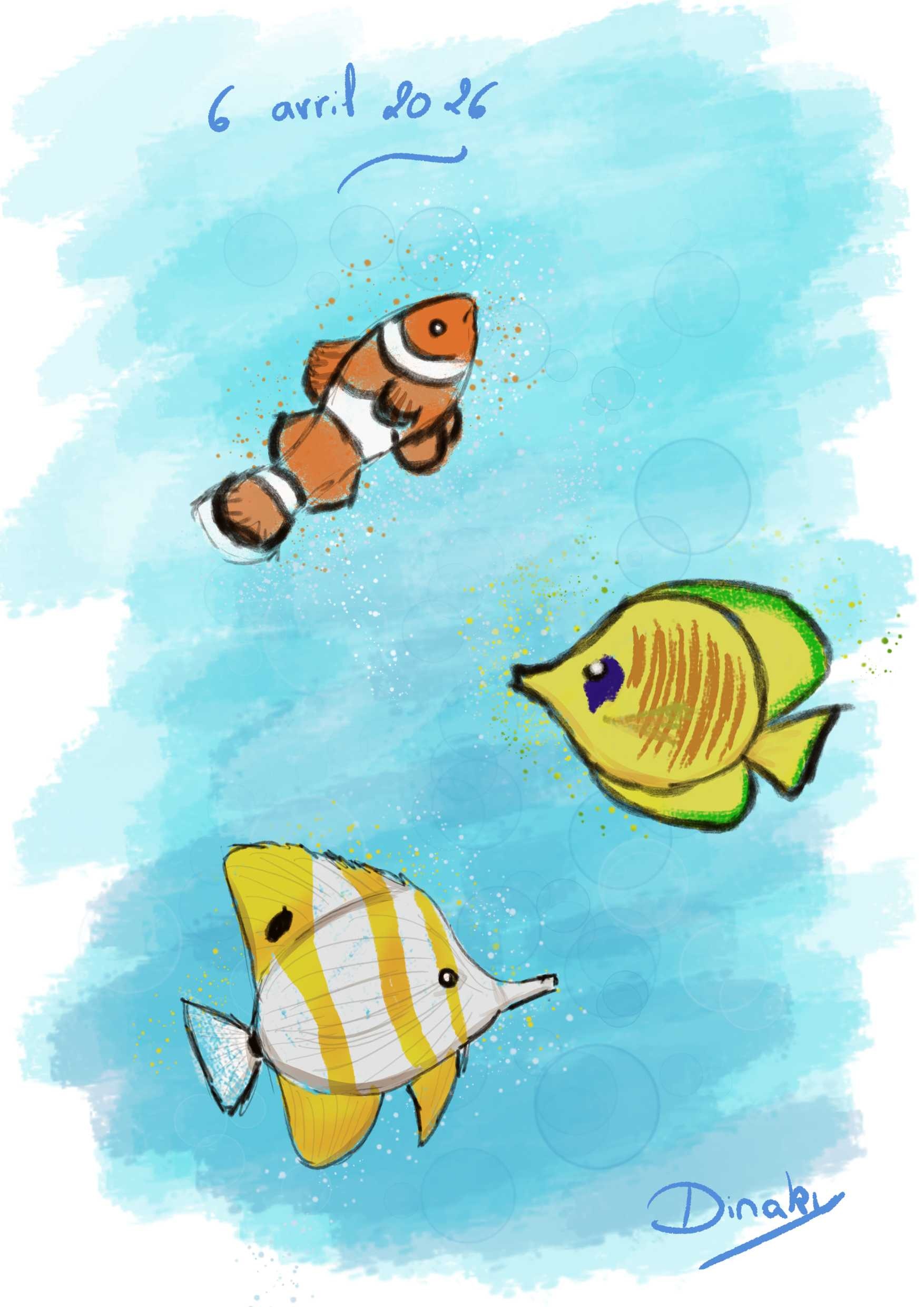 Défi avril - 6-04 Poissons ( ~20 min) par dinaky