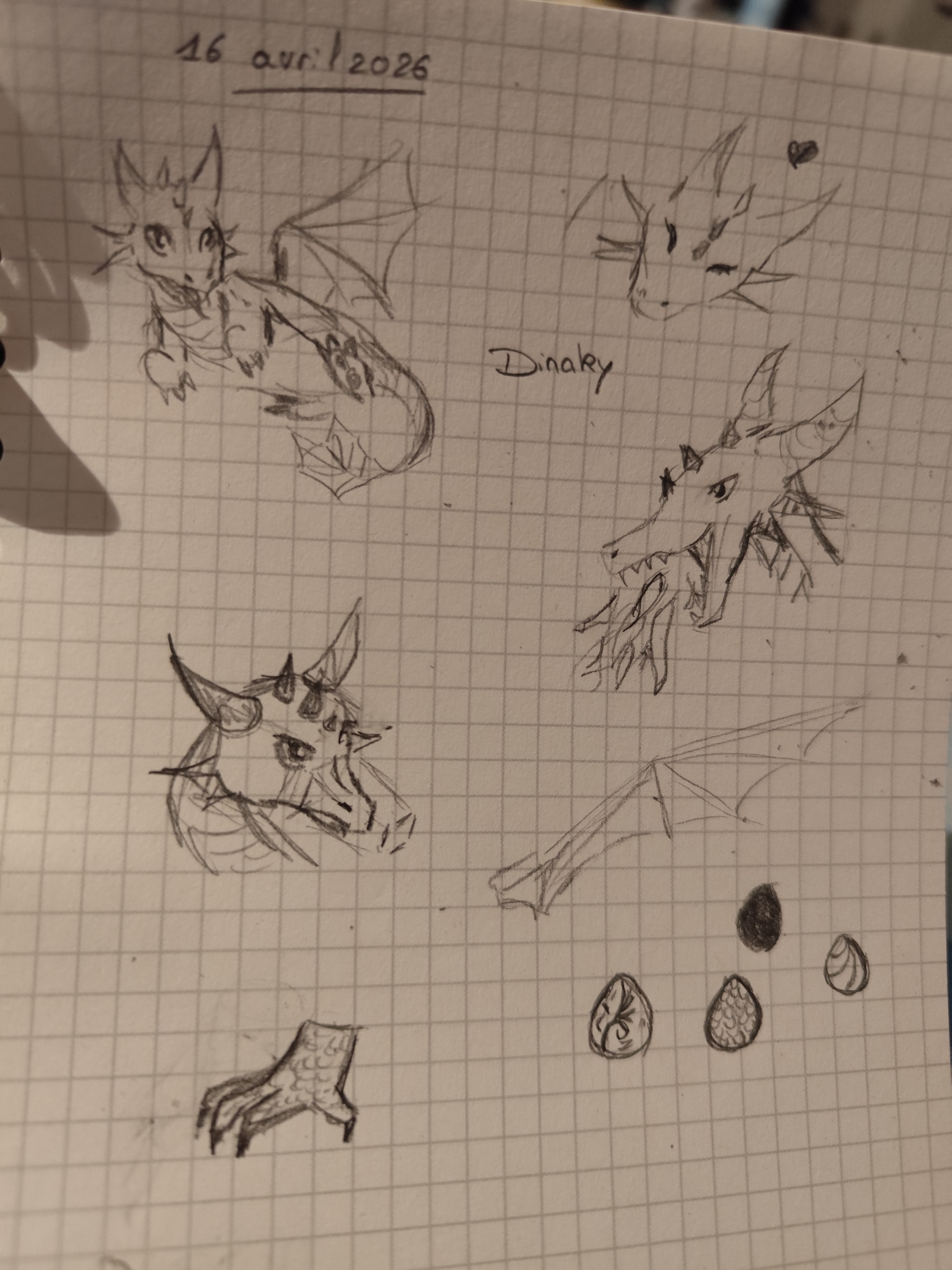 Défi avril - 16-04 - Dragons (15mins) par dinaky