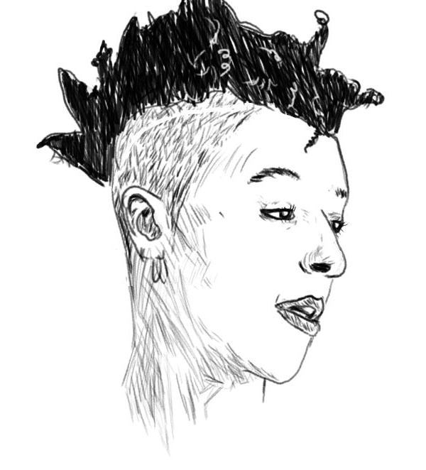 Défi portrait de juin, jour 22 par Miridi