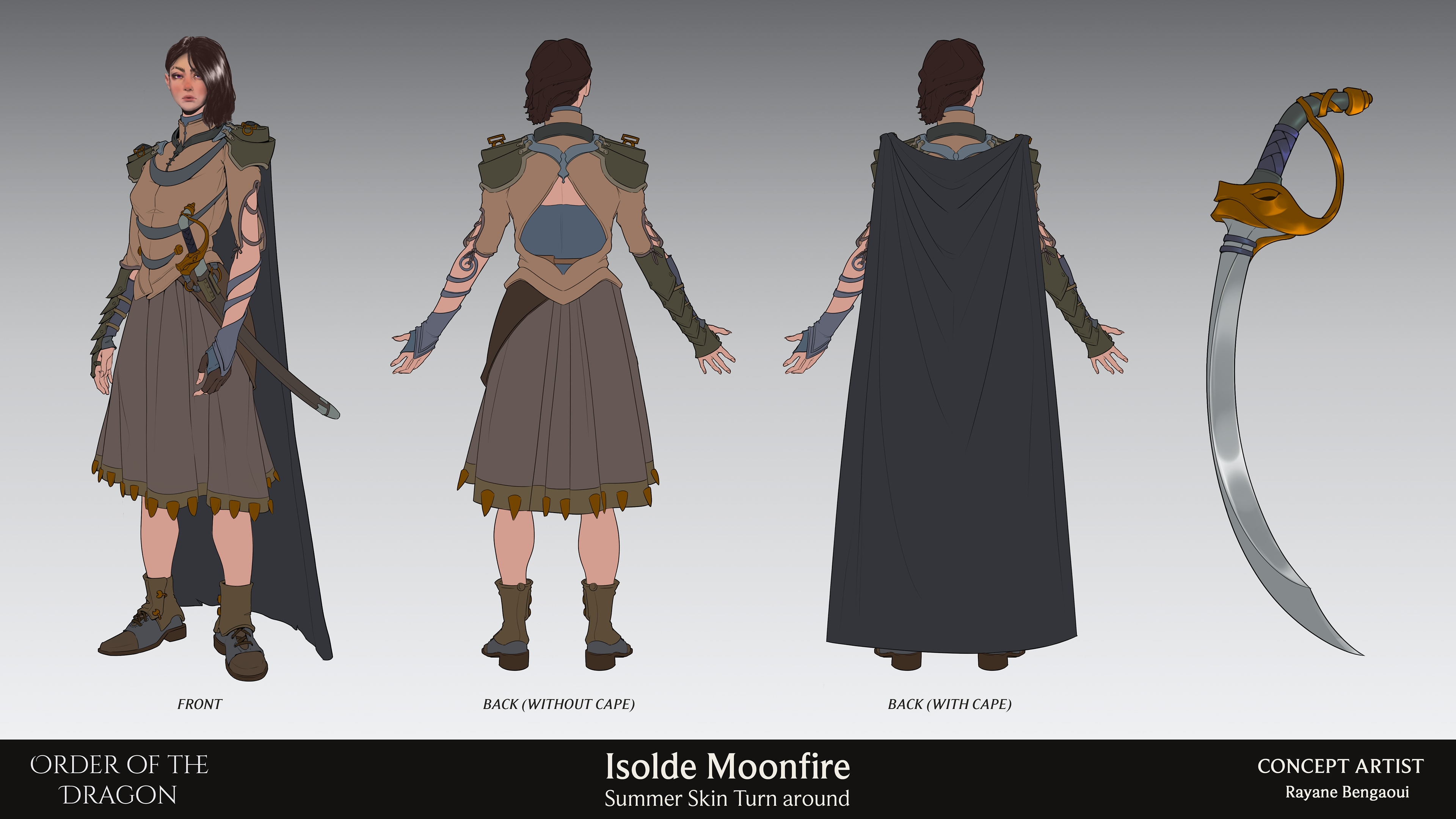 Character Design - Isolde Moonfire par Rayane