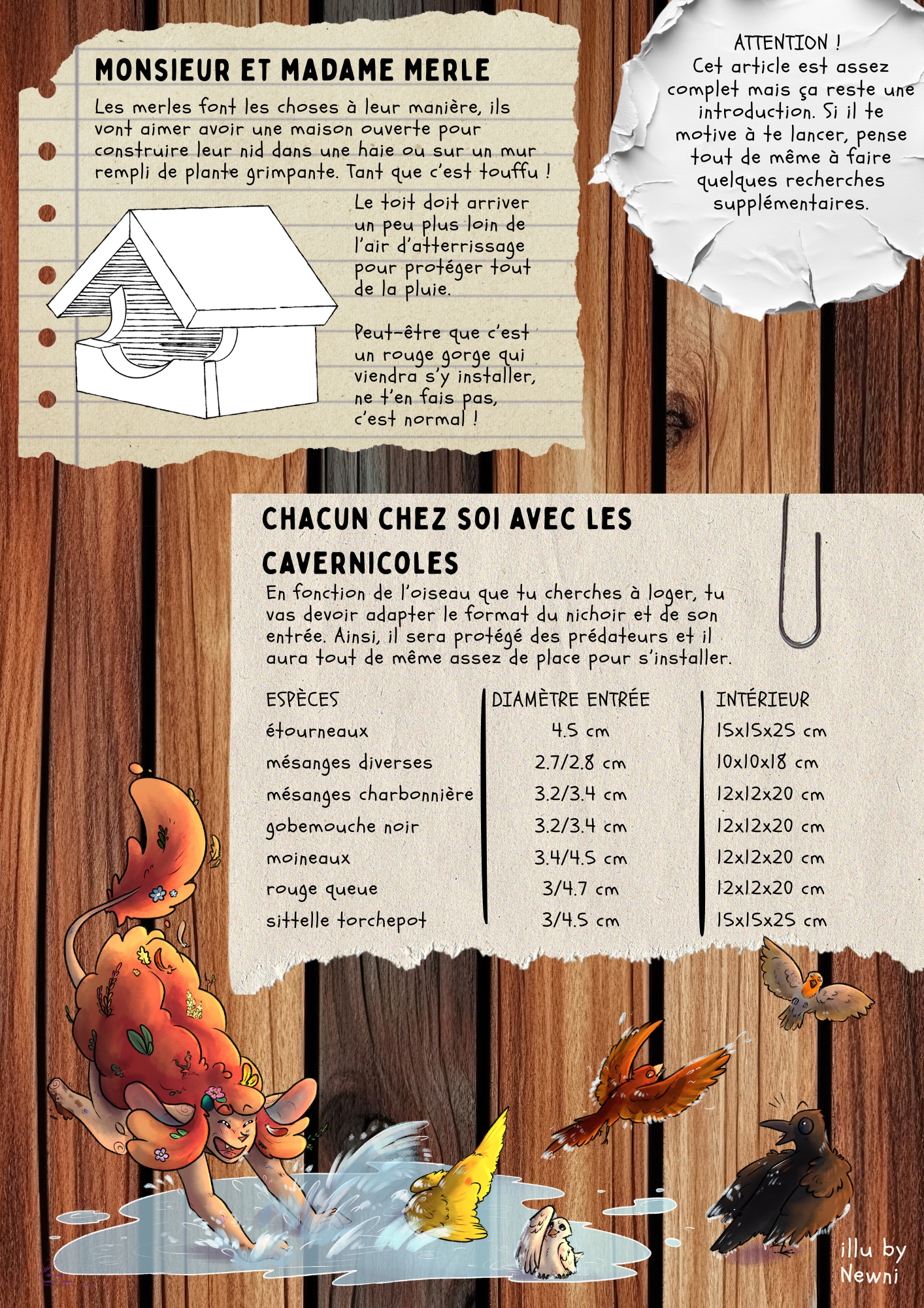 Aider les oiseaux en 2026 ! par Mad Pixelle