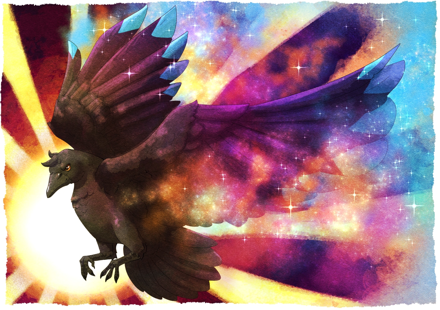 Le corbeau du sorcier par Mad Pixelle