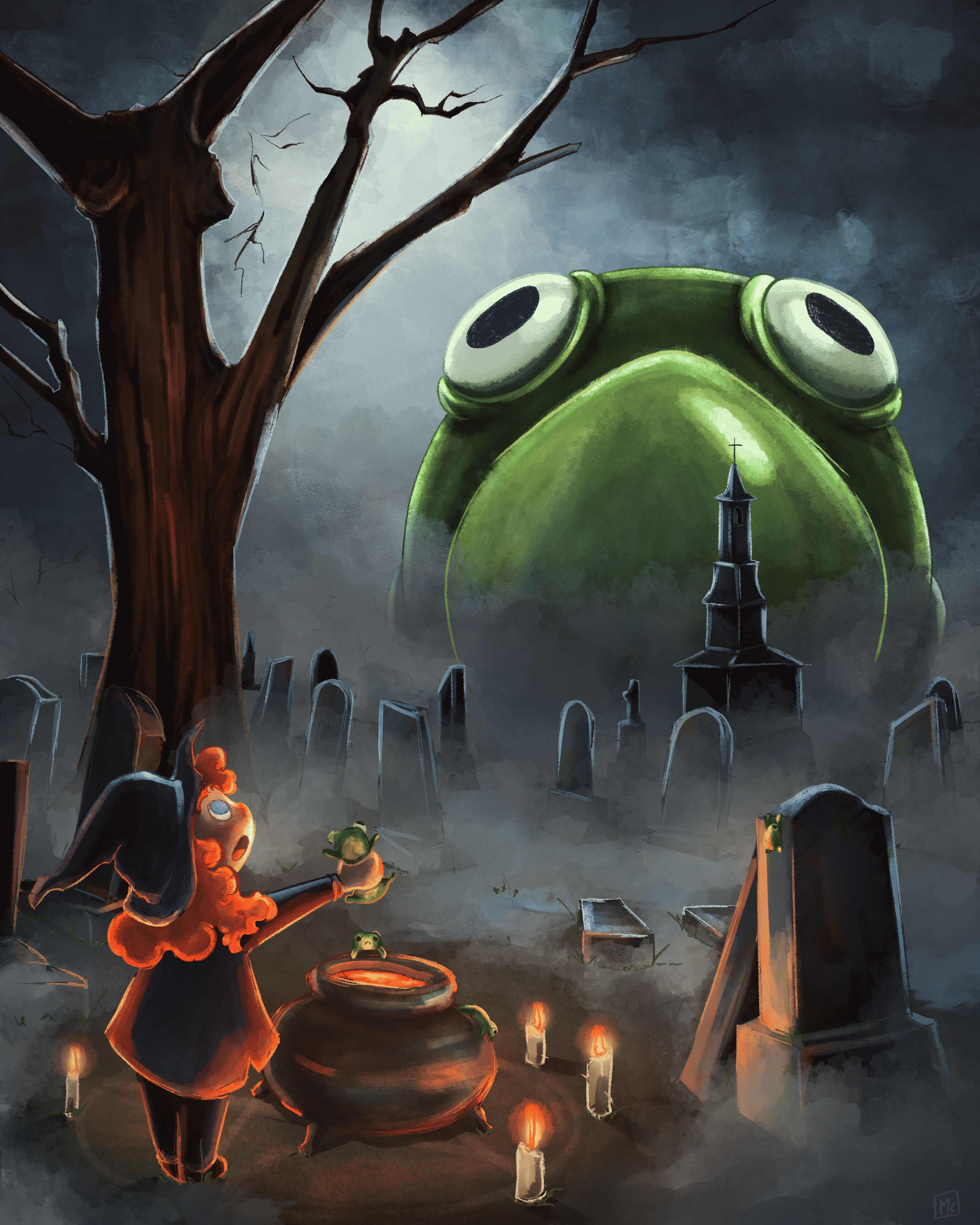 Inktober - Frog par Leptitcarnet