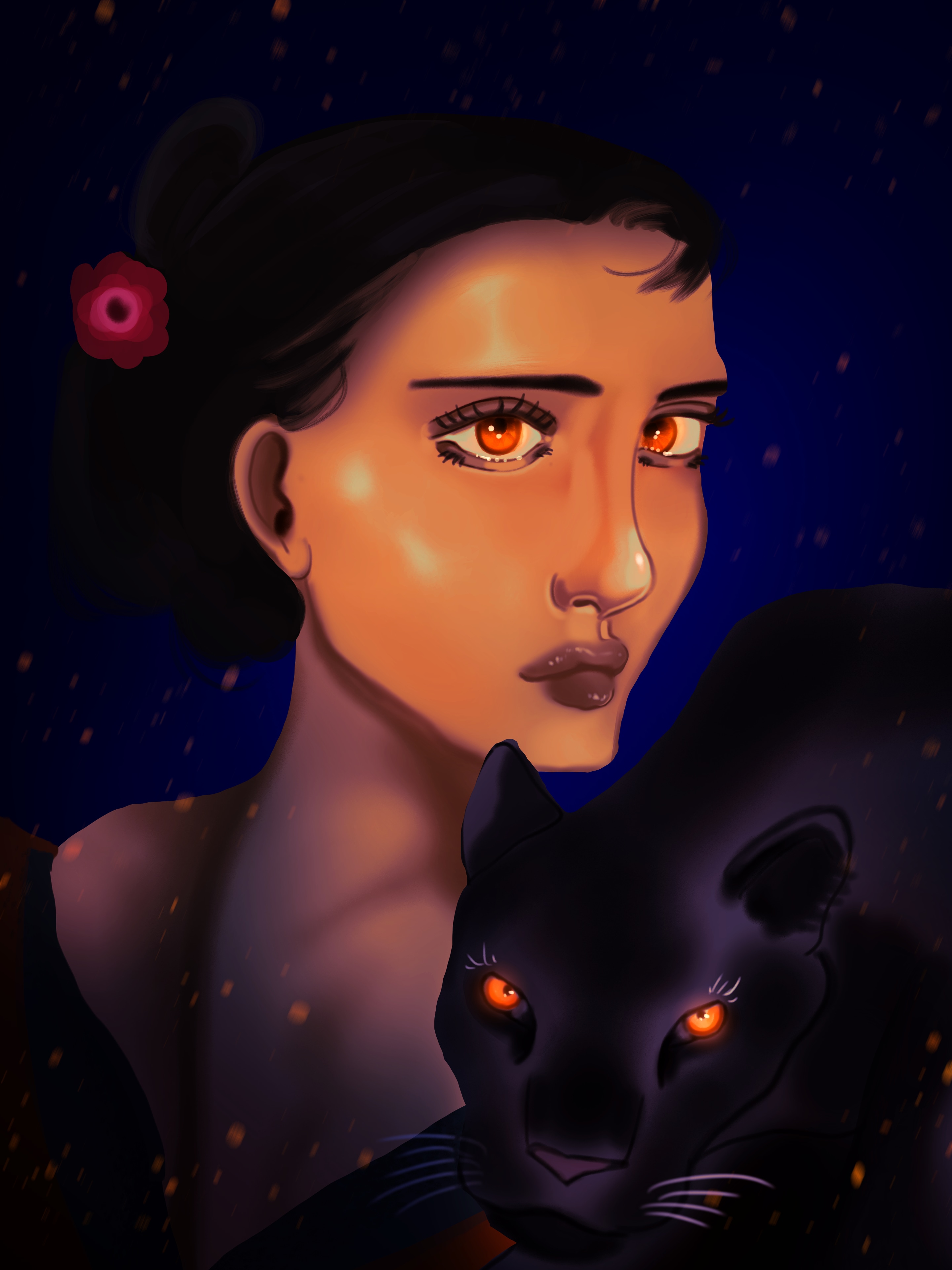 3/30 Portrait Panthère Noire 🖤 par Lagoon Feather