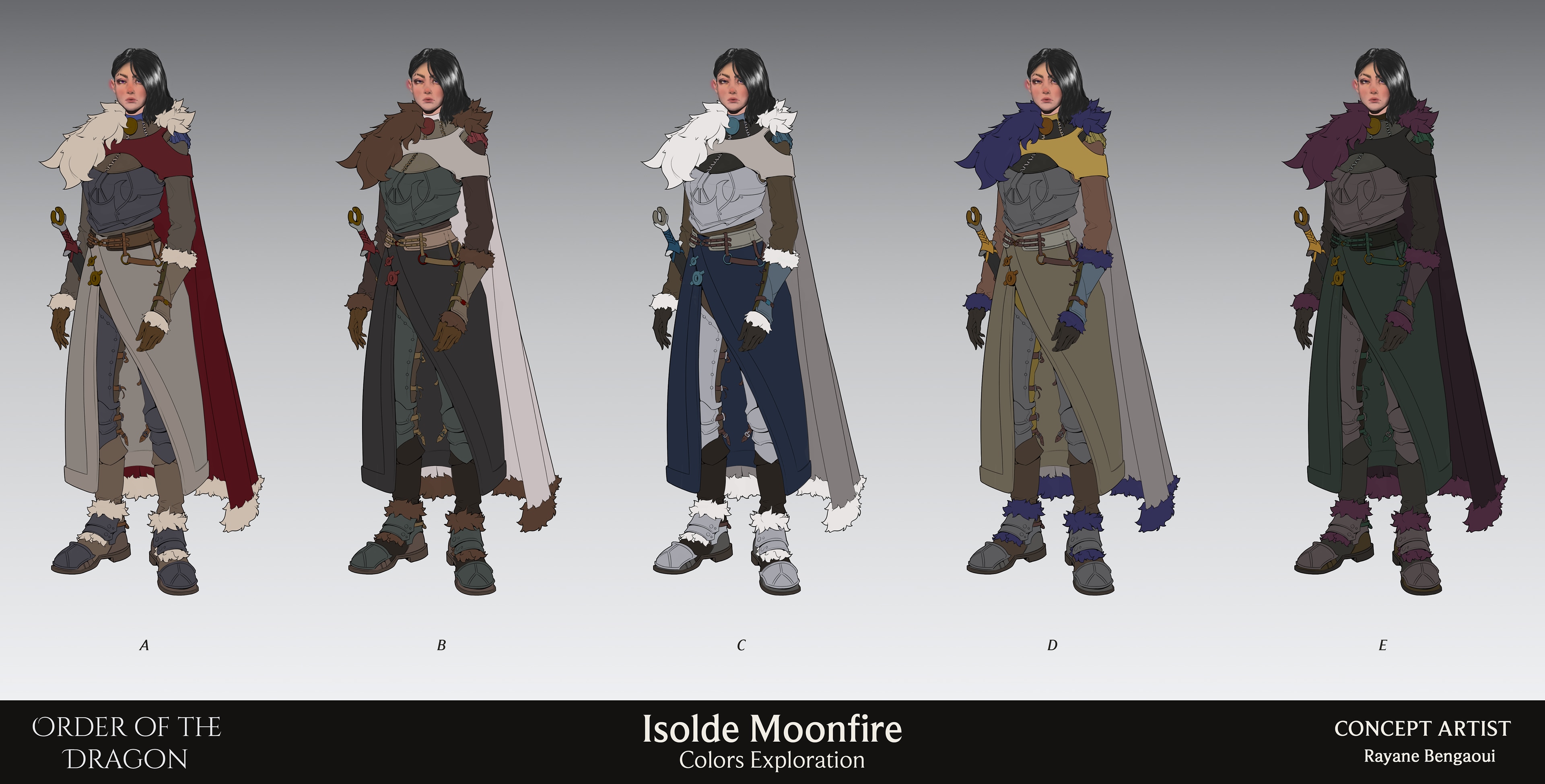 Character Design - Isolde Moonfire par Rayane