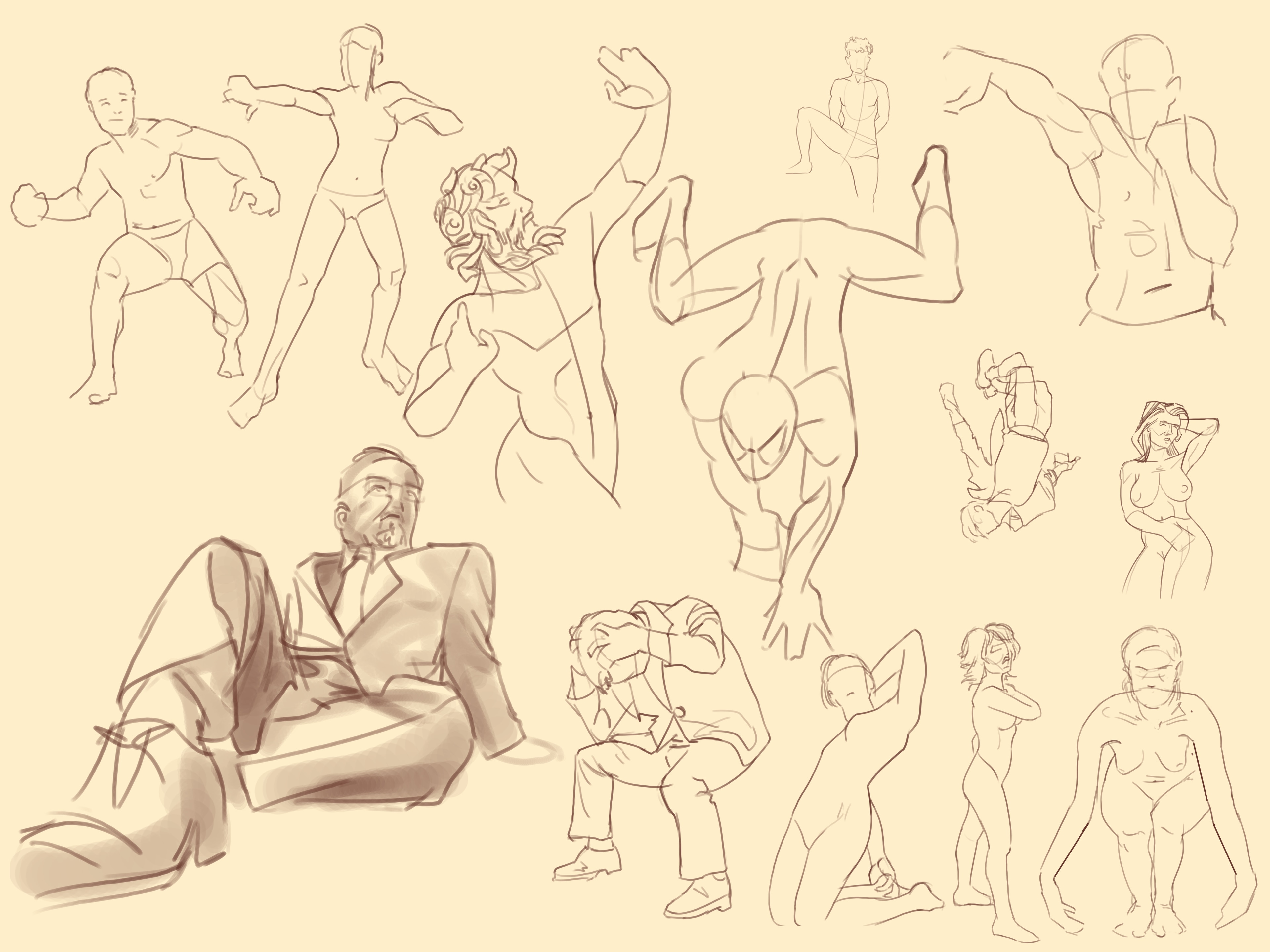 人体练习｜Gesture Study par g_r