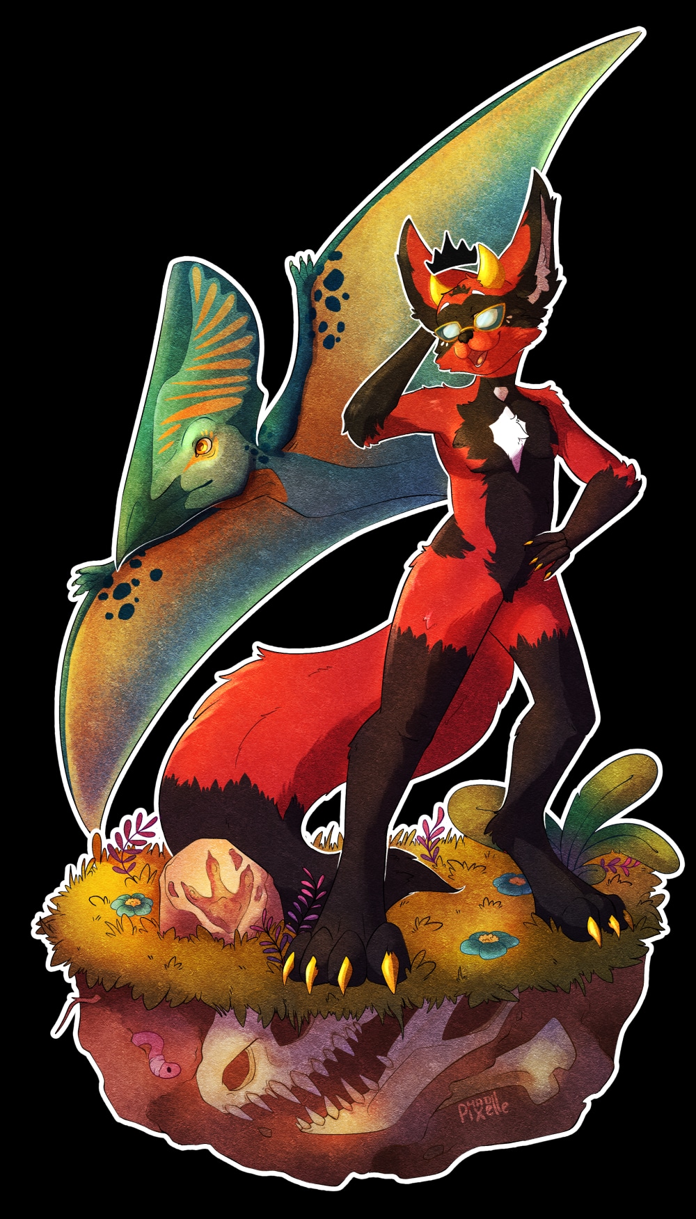 Nanako l'explorateur par Mad Pixelle