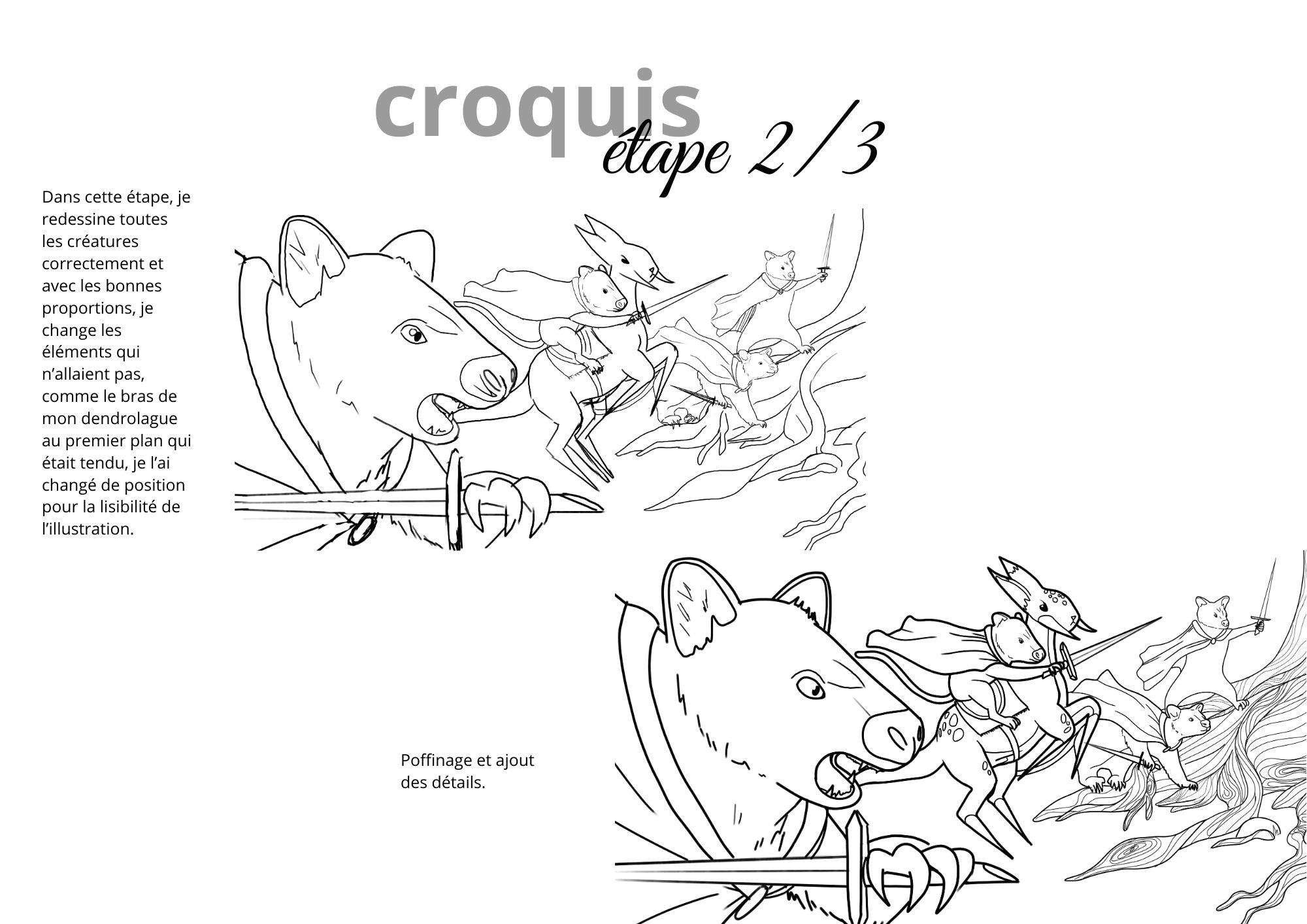 Digital painting pour le concours #19 dark vs light par Alicia_bsq