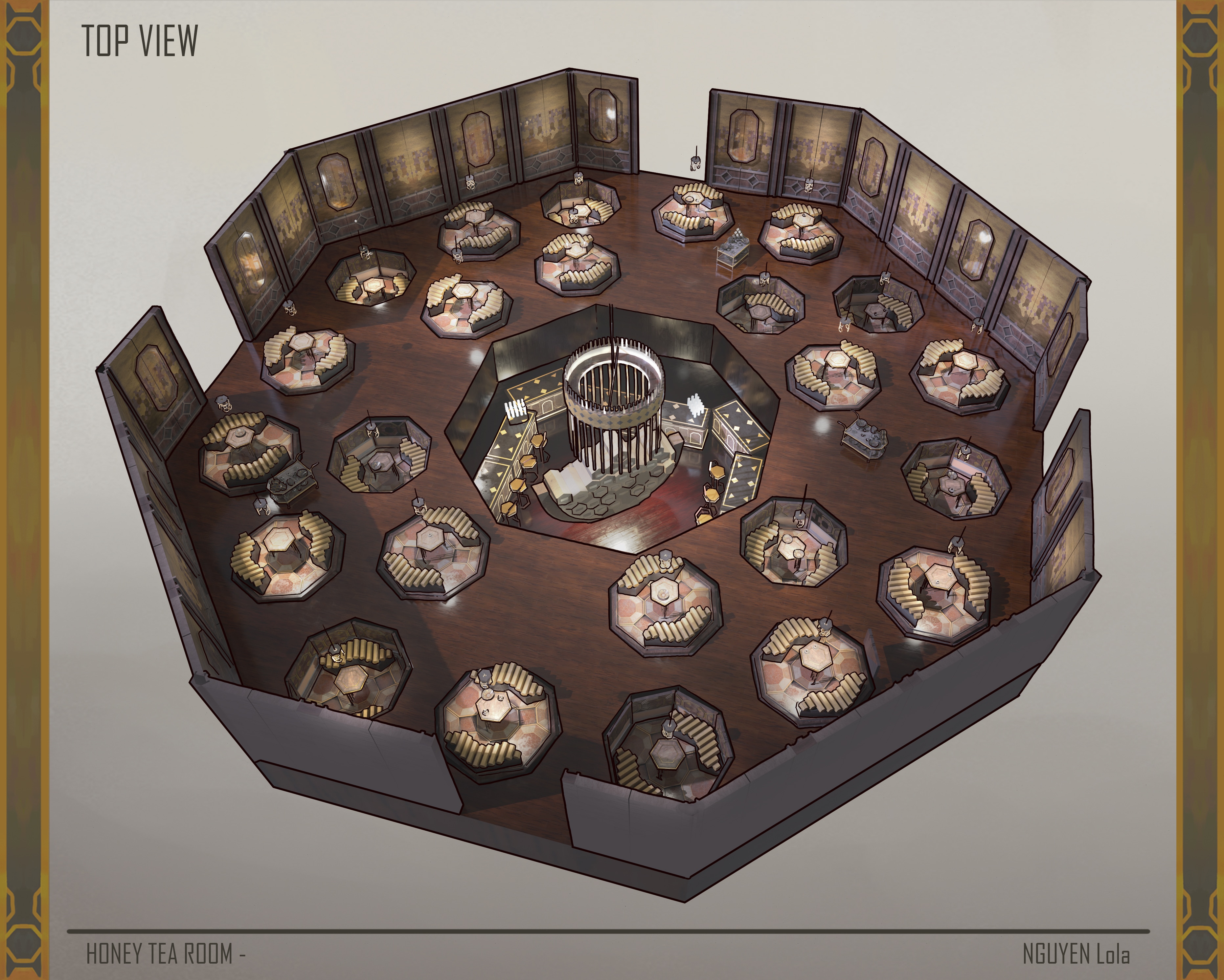 Elements d'un projet de salon de thé ! par Yumia