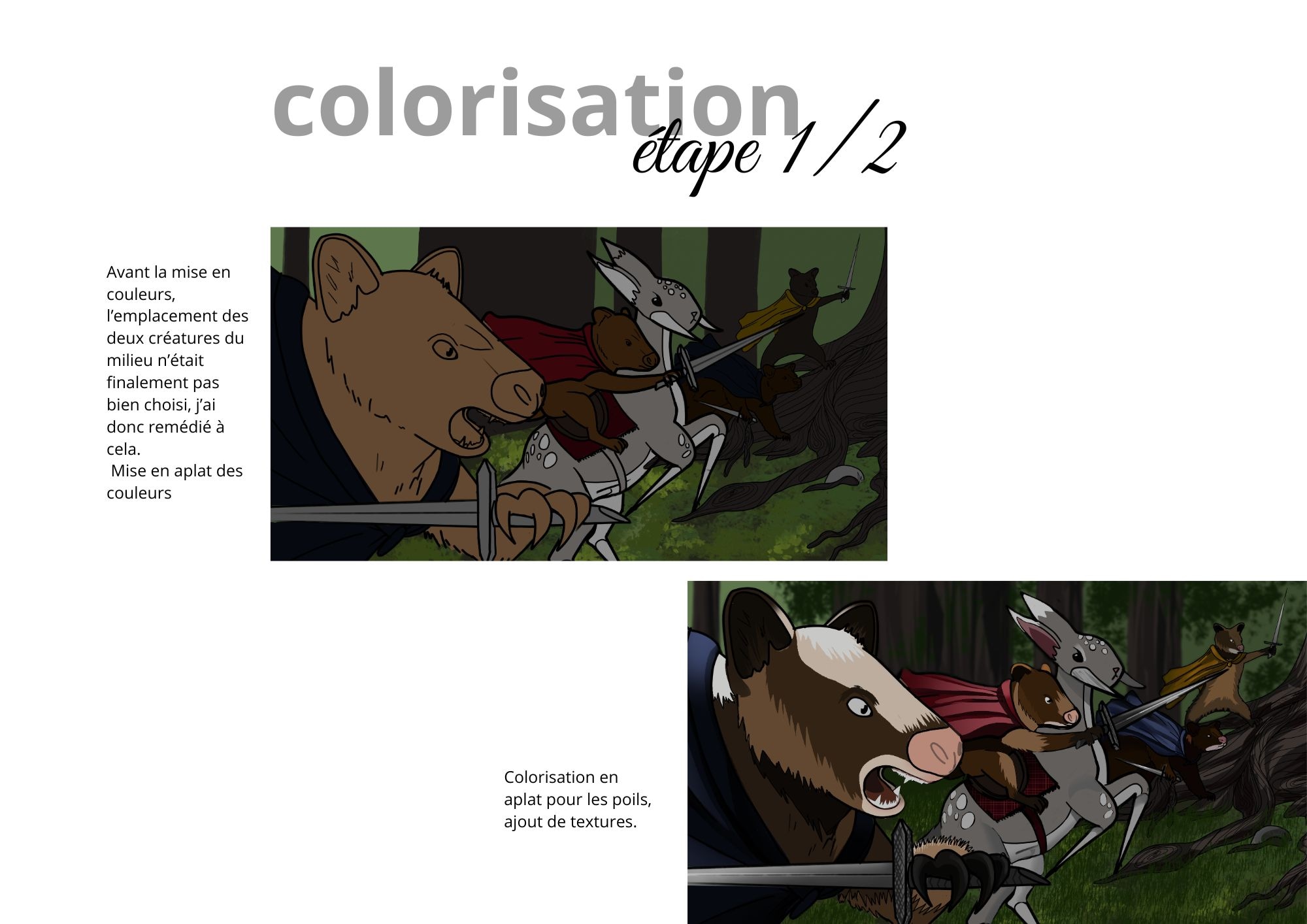 Digital painting pour le concours #19 dark vs light par Alicia_bsq