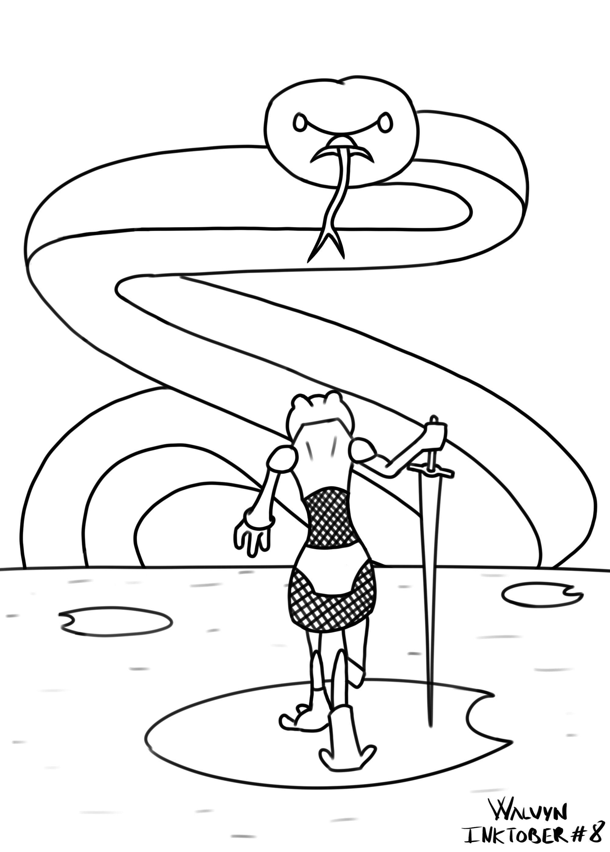 Inktober 2025 par Walvyn