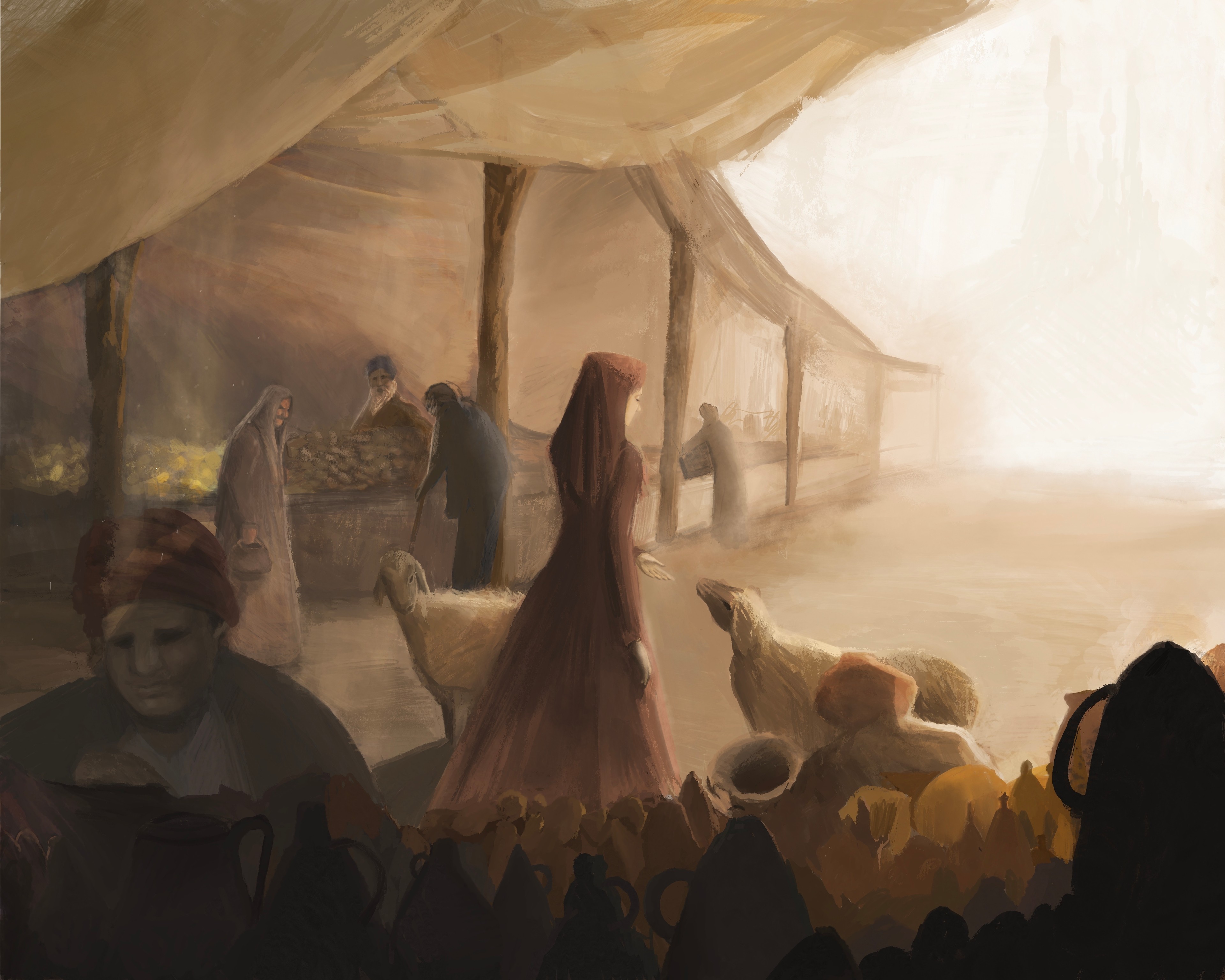 Visite inattendue au marché par AmlieNahdi