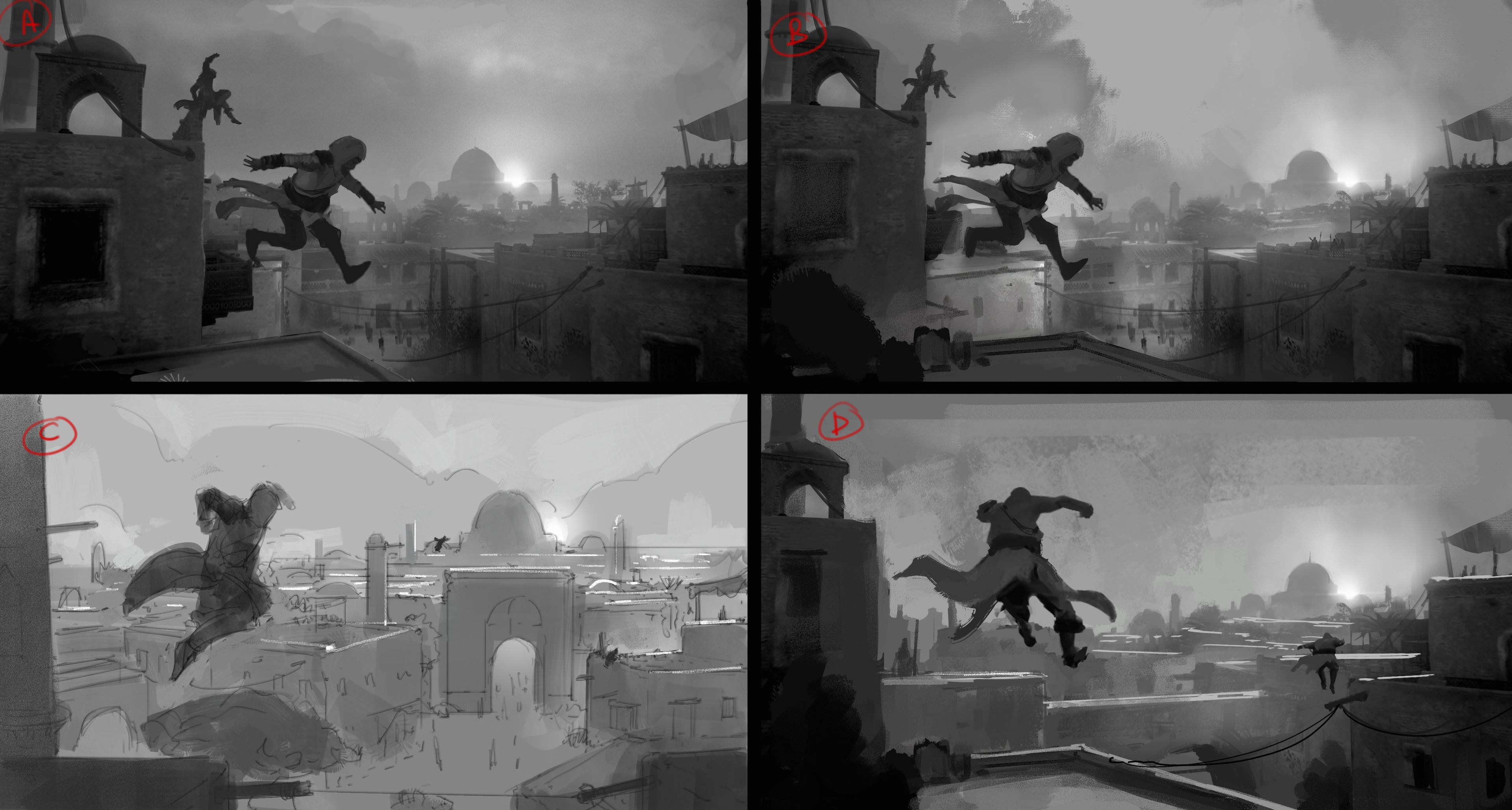Assassin's creed Mirage : Marketing concept art par Zoh