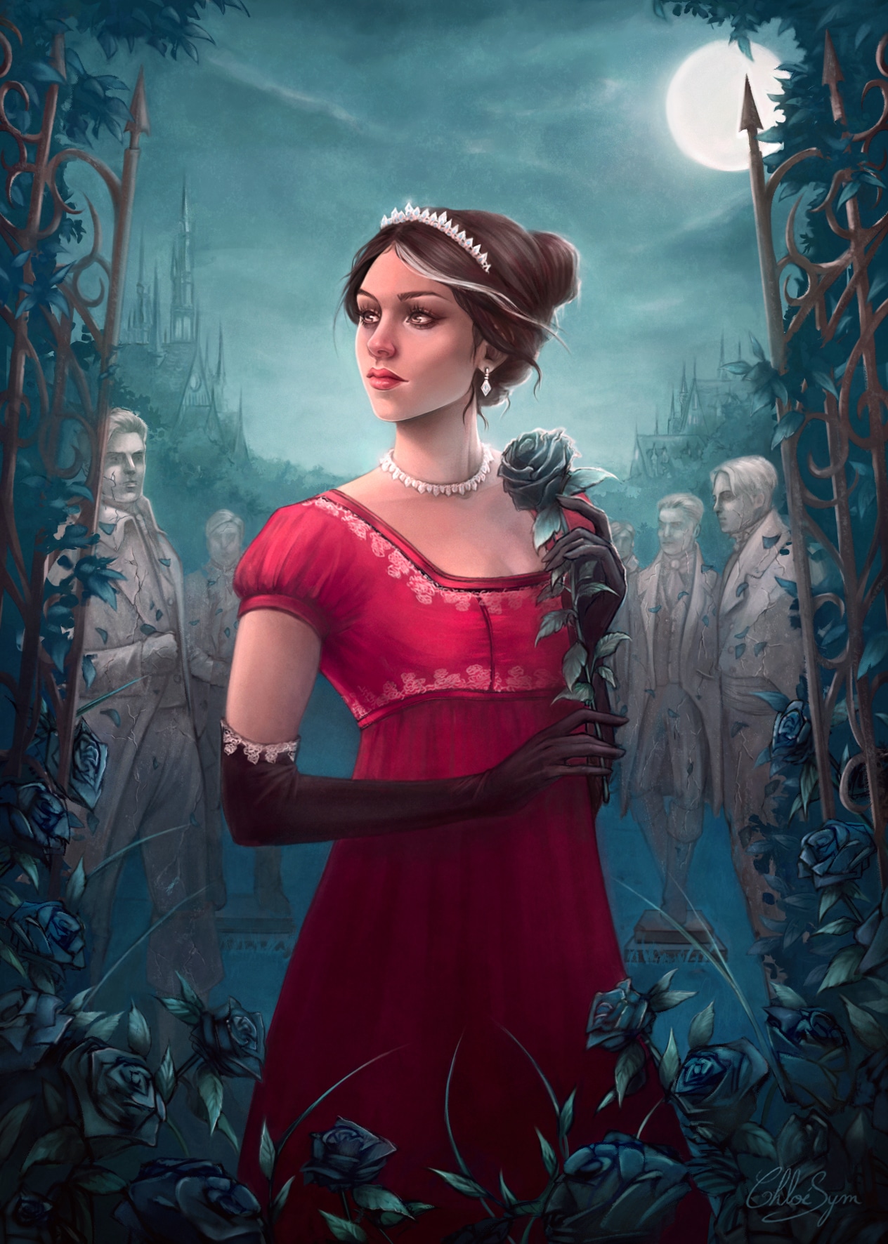 Adélie - Illustration pour l'autrice Stéphanie Skrobala par Chloé Sym