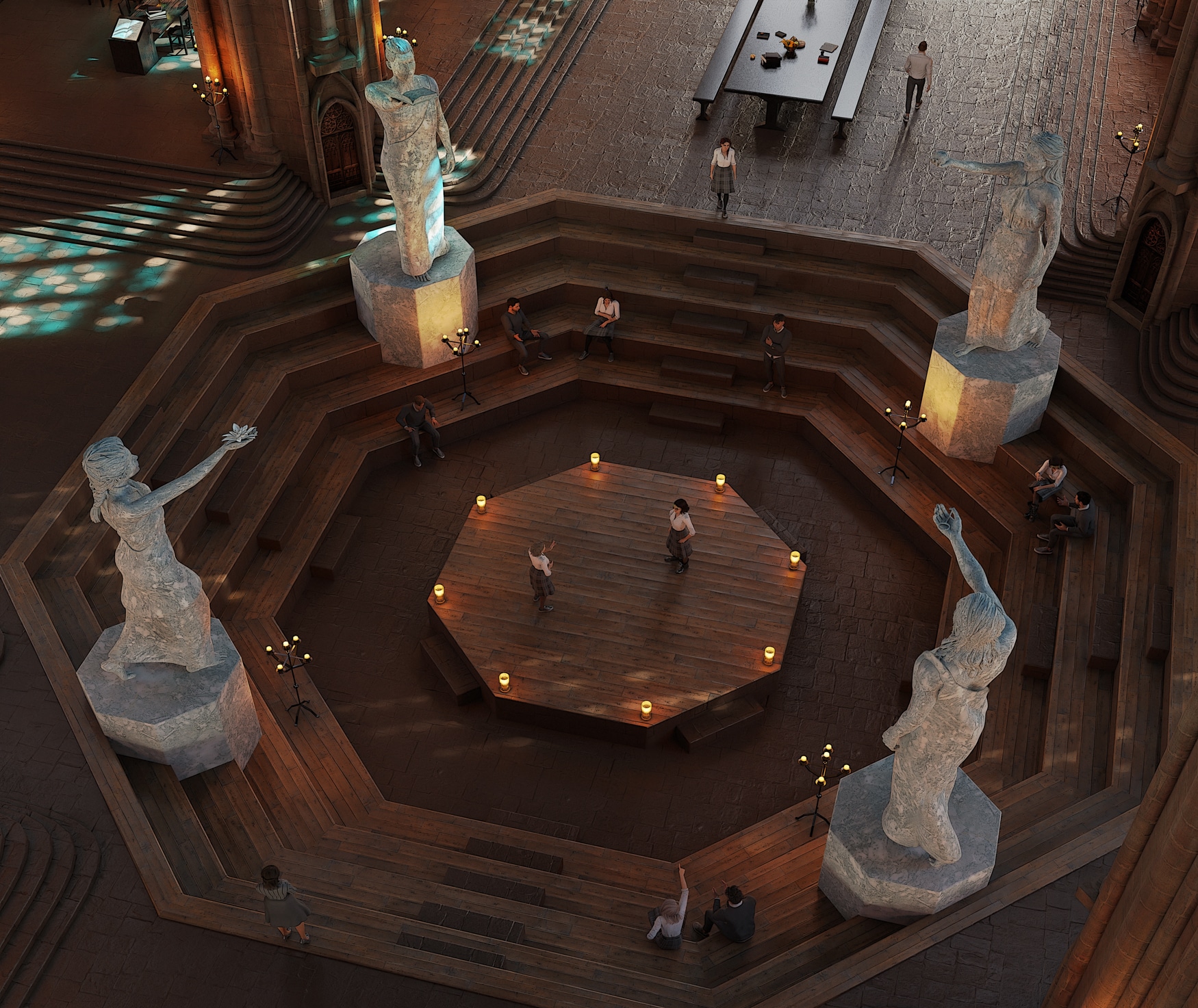 College of Universal Knowledge - Cutaway scenes par Naos