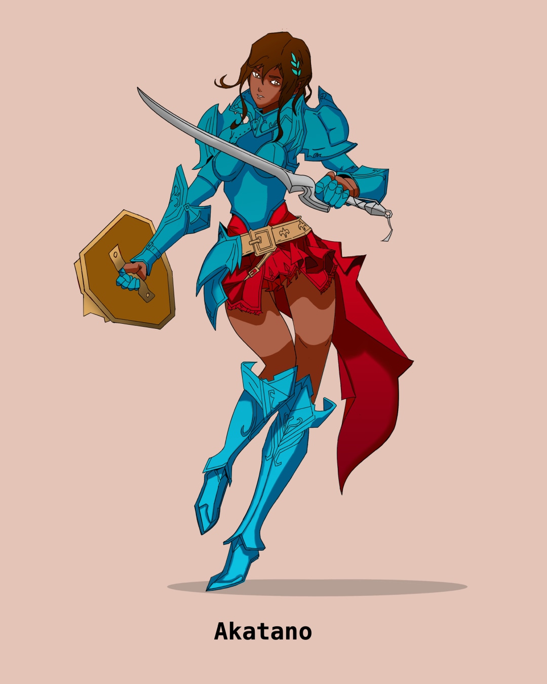 Guerrière bleue par Ancien membre