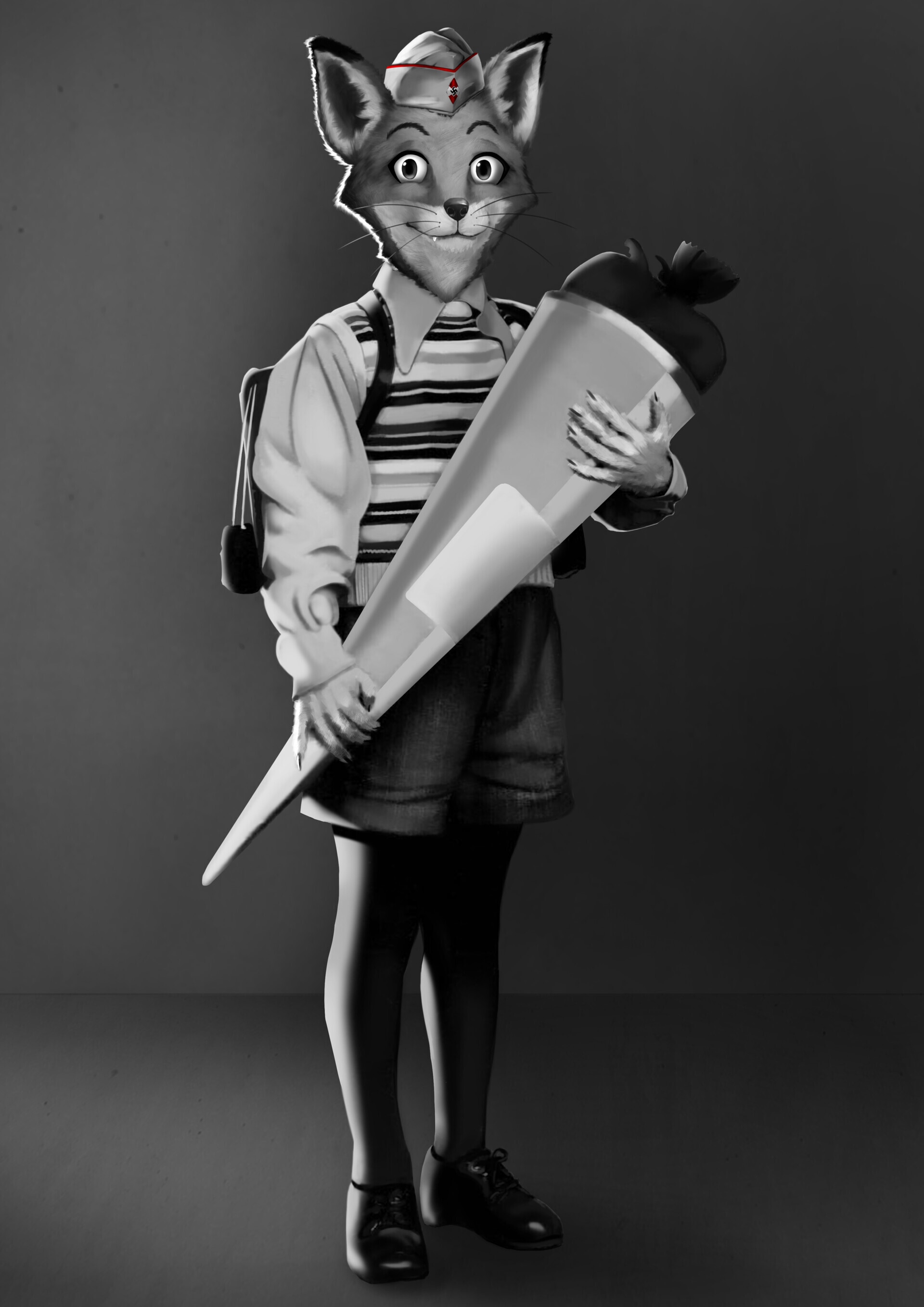 Character illustration - Code N - Final Year Project par radec