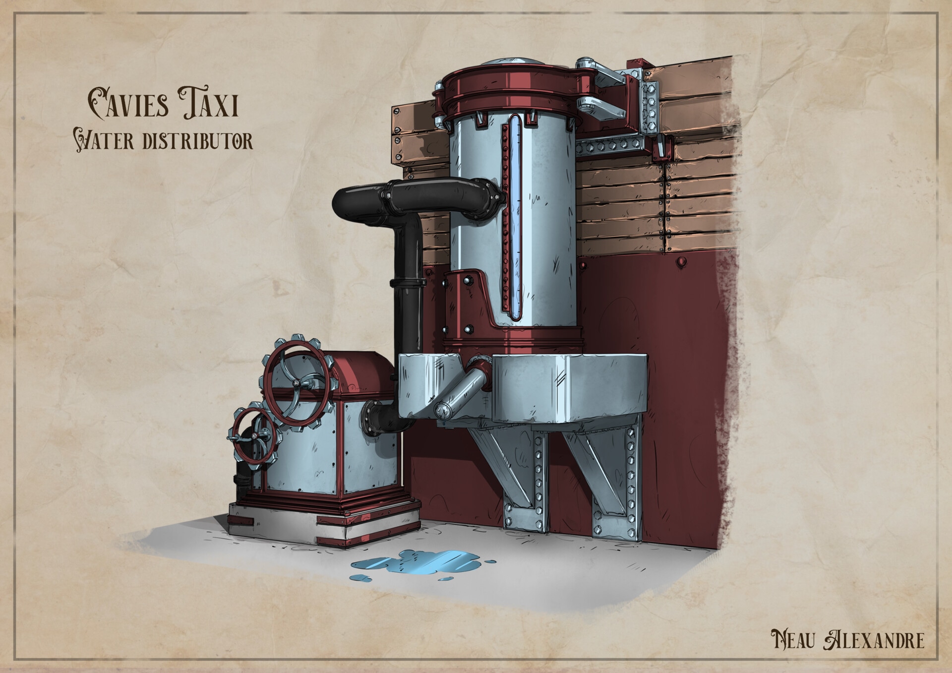 Cavies Taxi - Interior & Props par radec