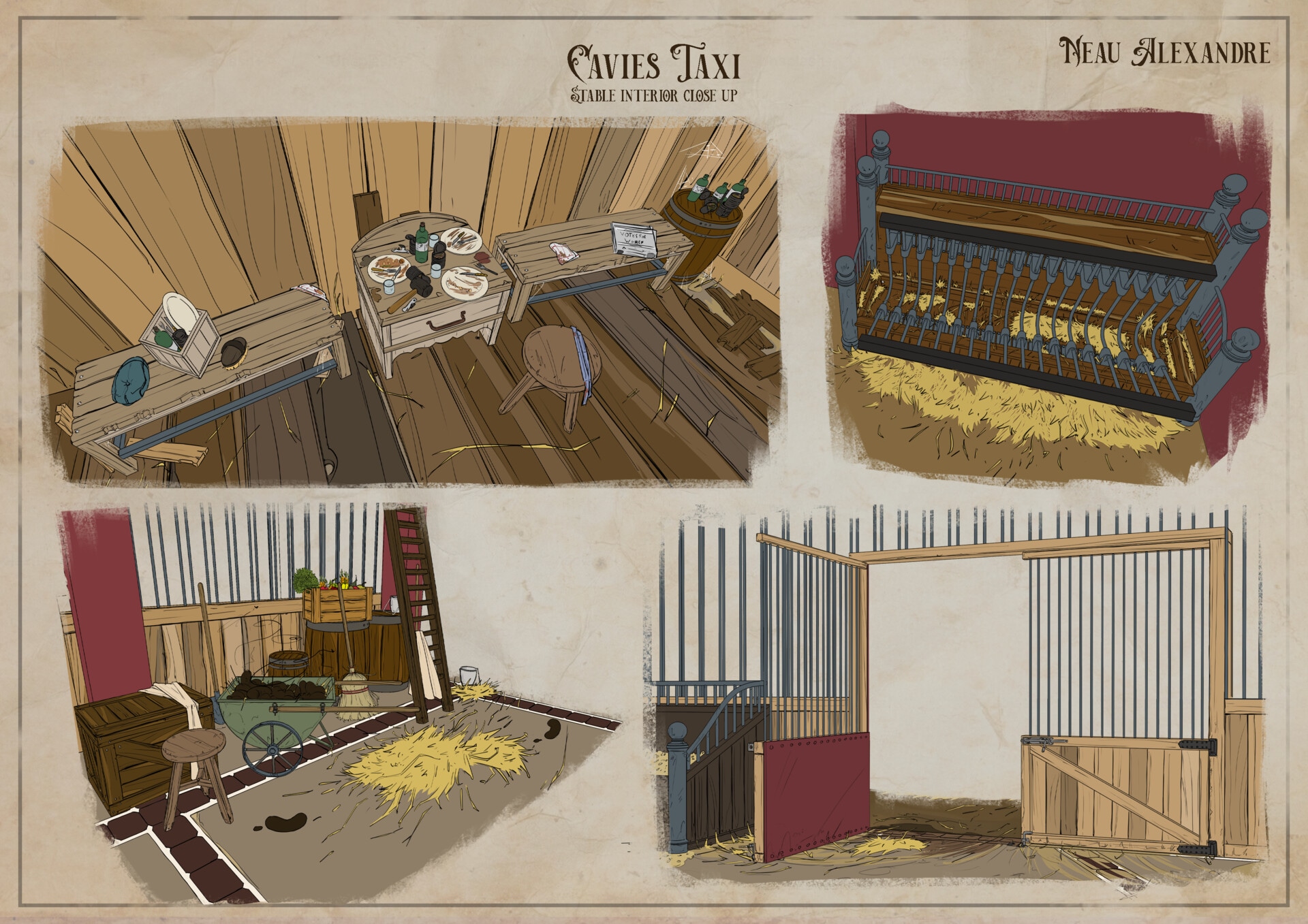 Cavies Taxi - Interior & Props par radec