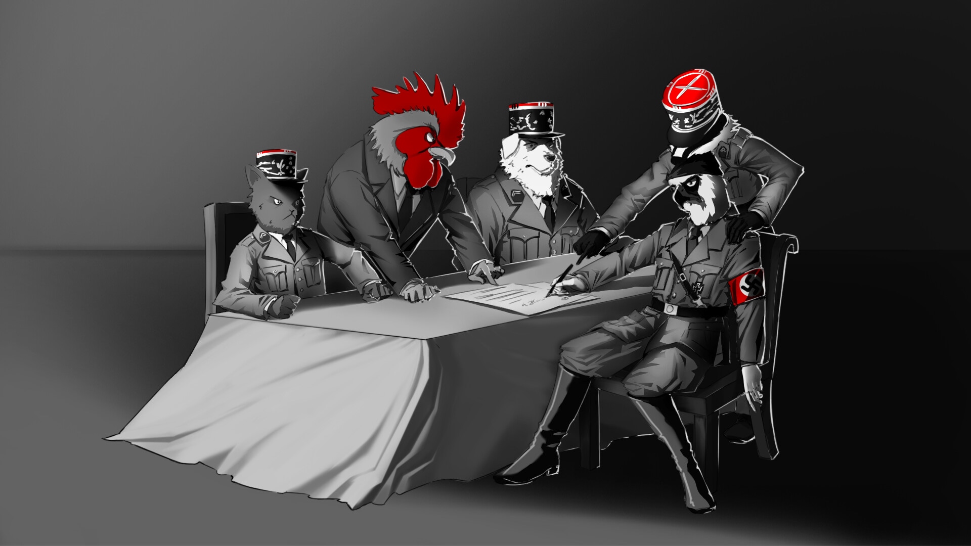 Character illustration - Code N - Final Year Project par radec