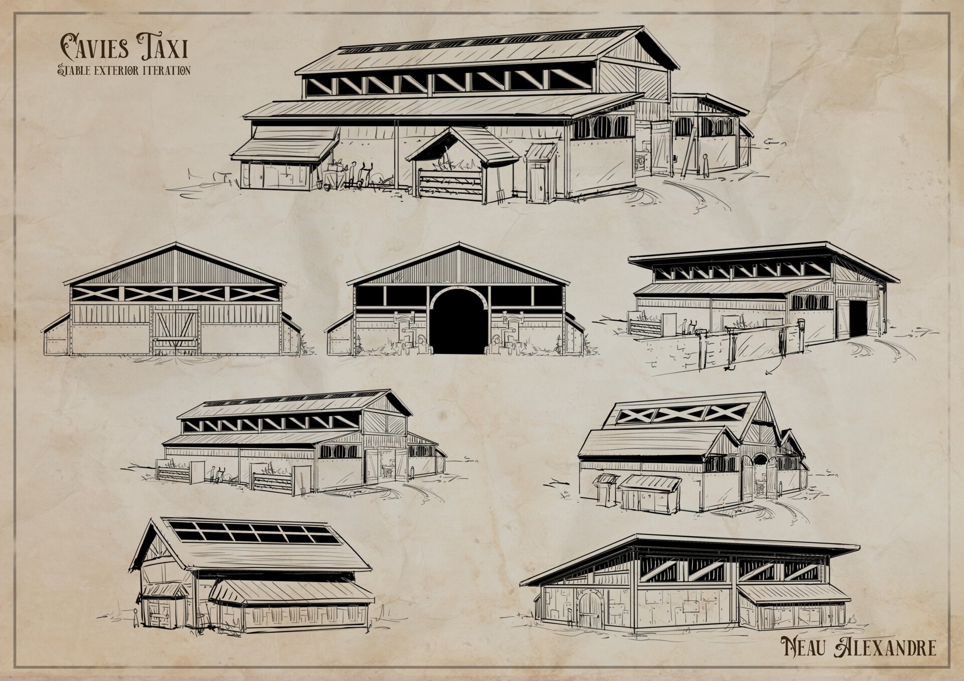 Cavies Taxi - Interior & Props par radec