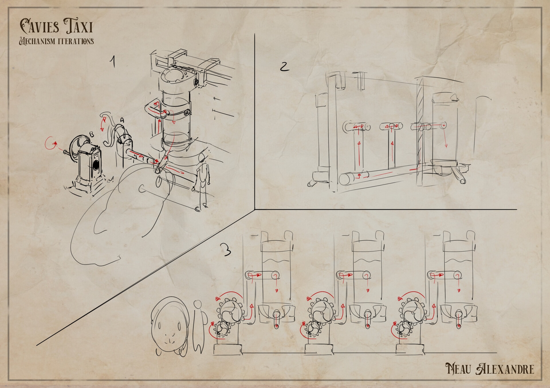 Cavies Taxi - Interior & Props par radec