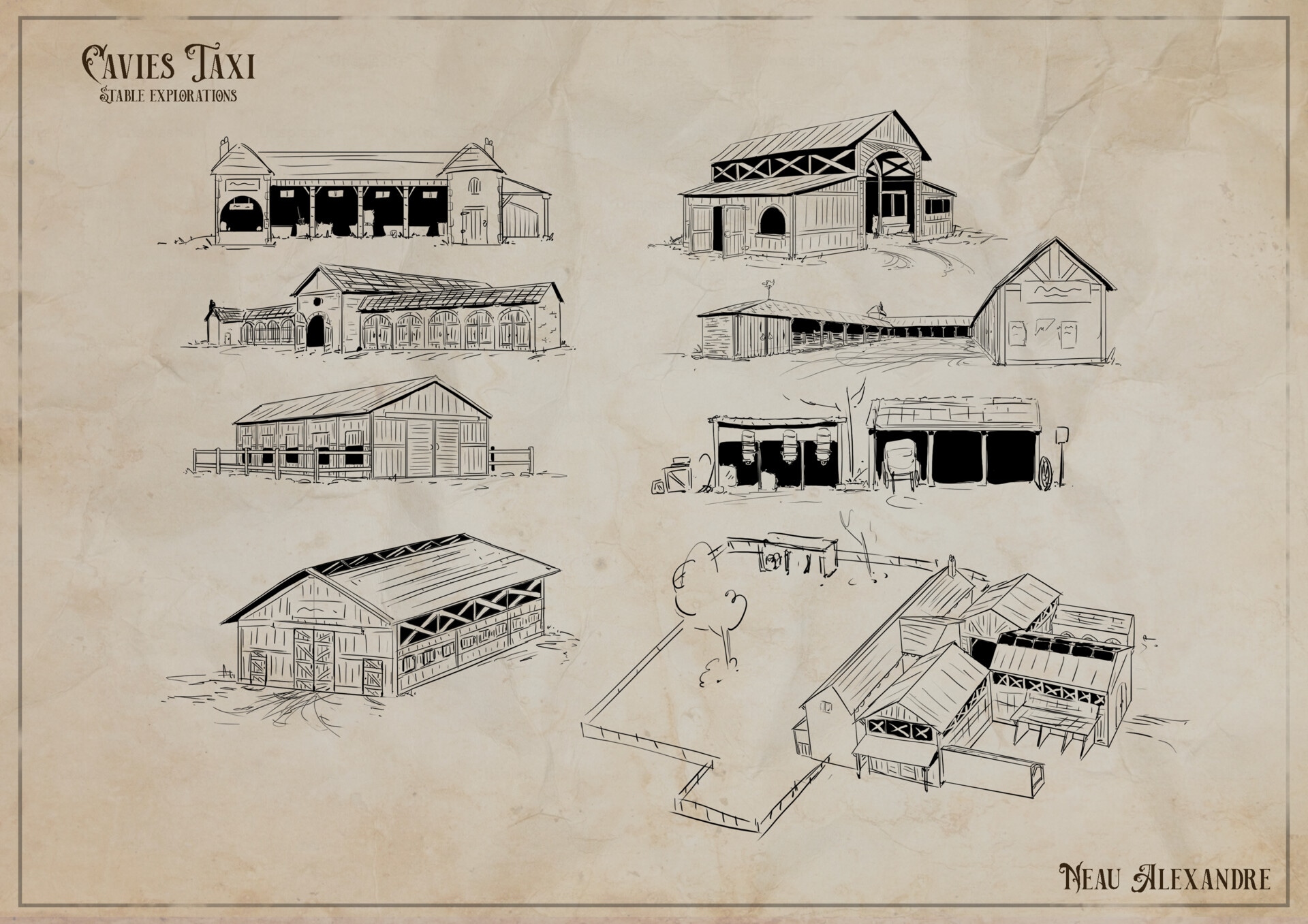 Cavies Taxi - Interior & Props par radec