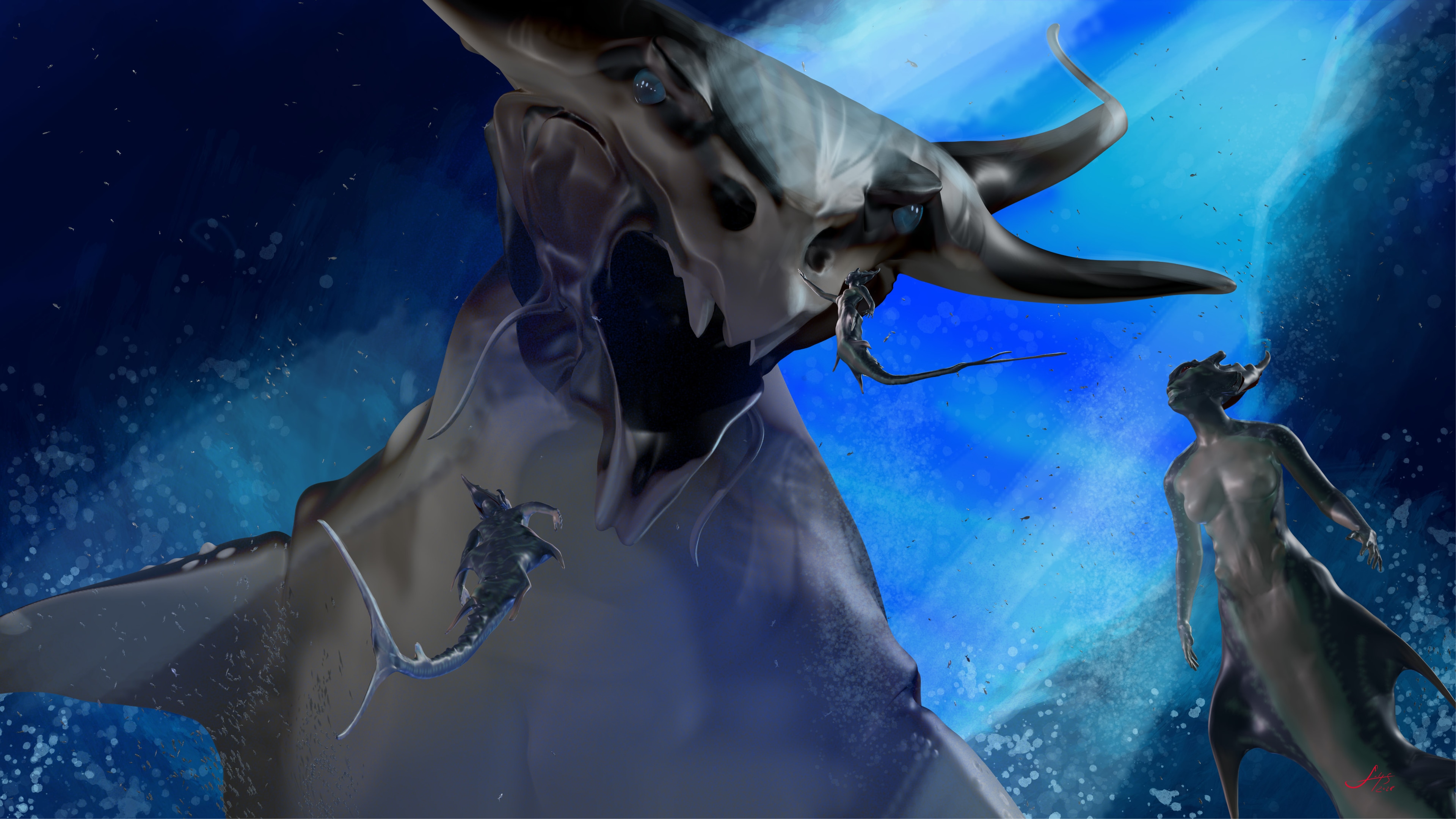 ALIEN WATER KISS 2 par soys