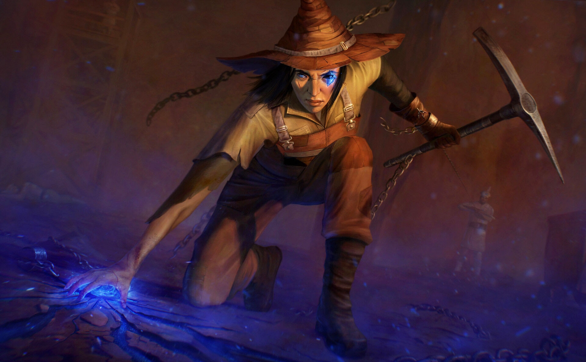 Sorcière des mines par AmelieH_Alphie