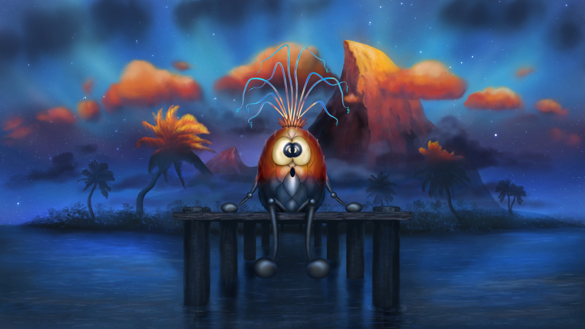 PETIT ROBOT ANANAS par Lara Patouille