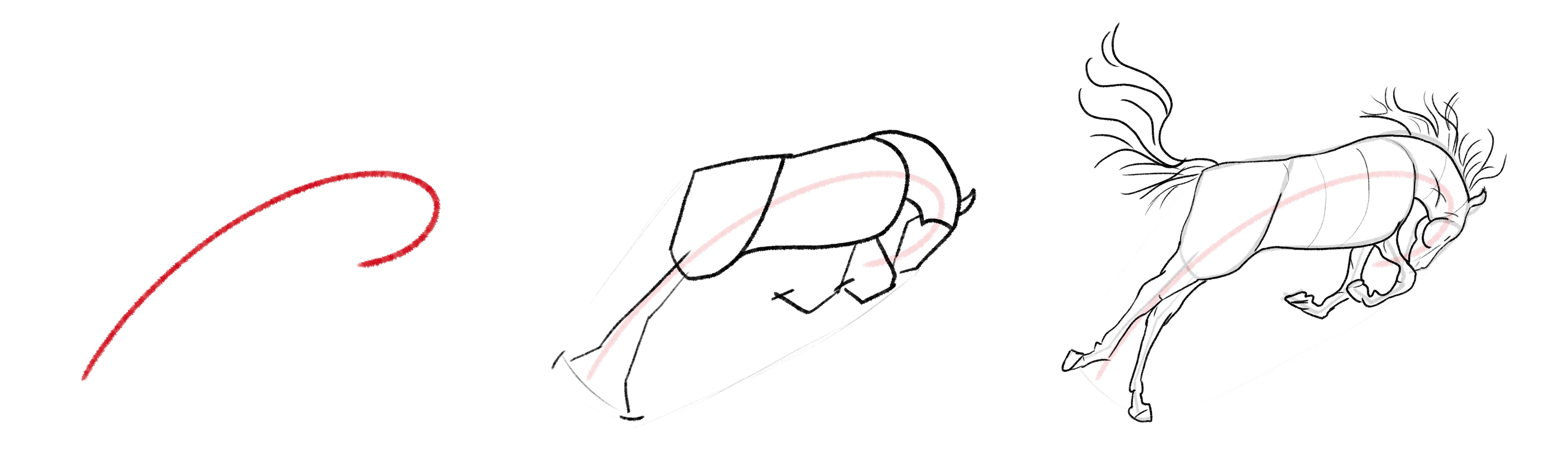 Sketches Chevaux par Taliesin