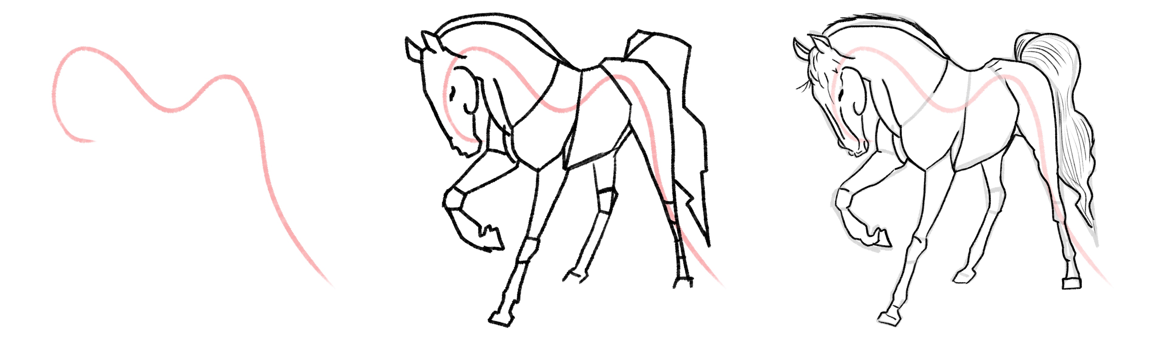 Sketches Chevaux par Taliesin
