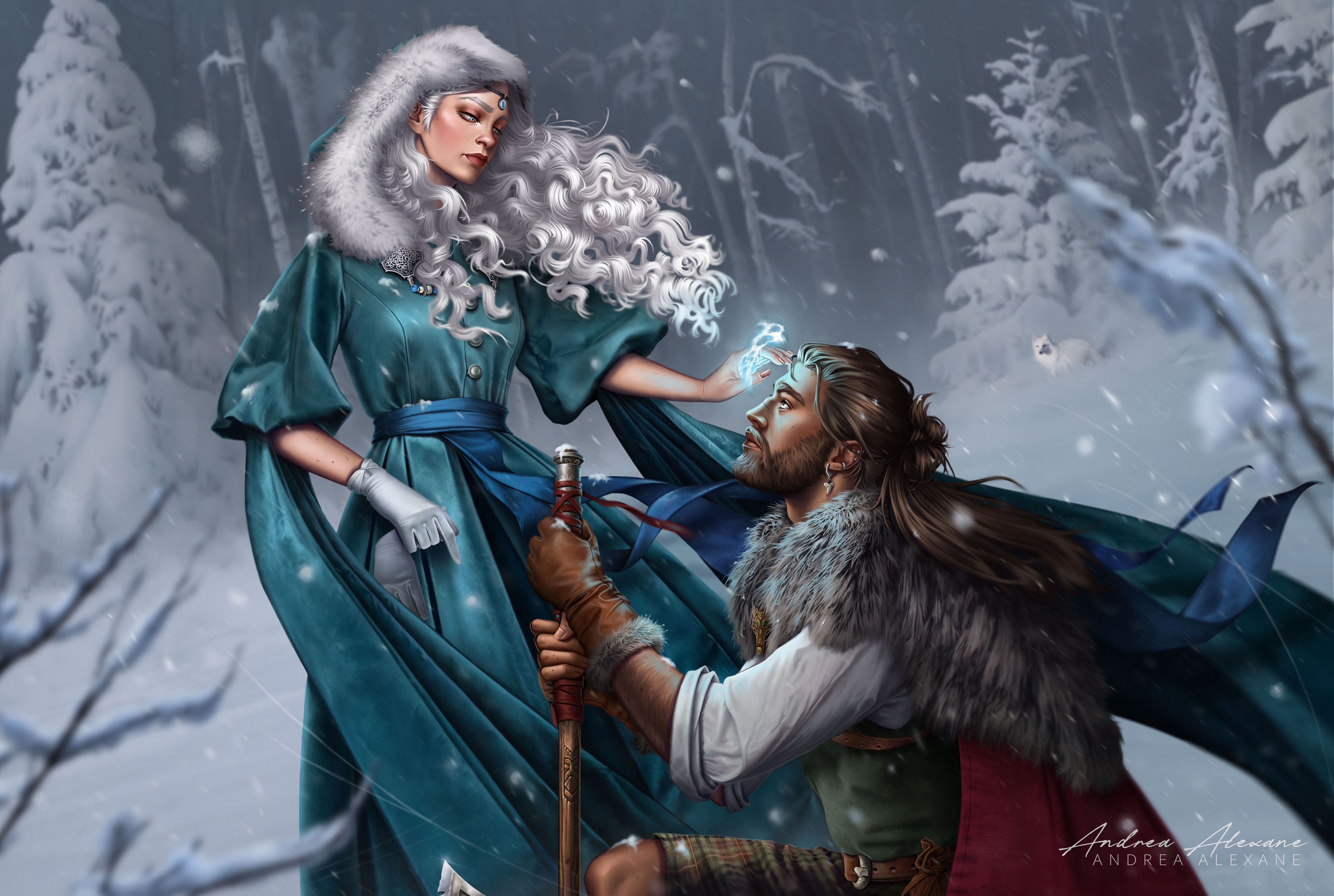 Aerin et Lorcàn par Andrea Alexane