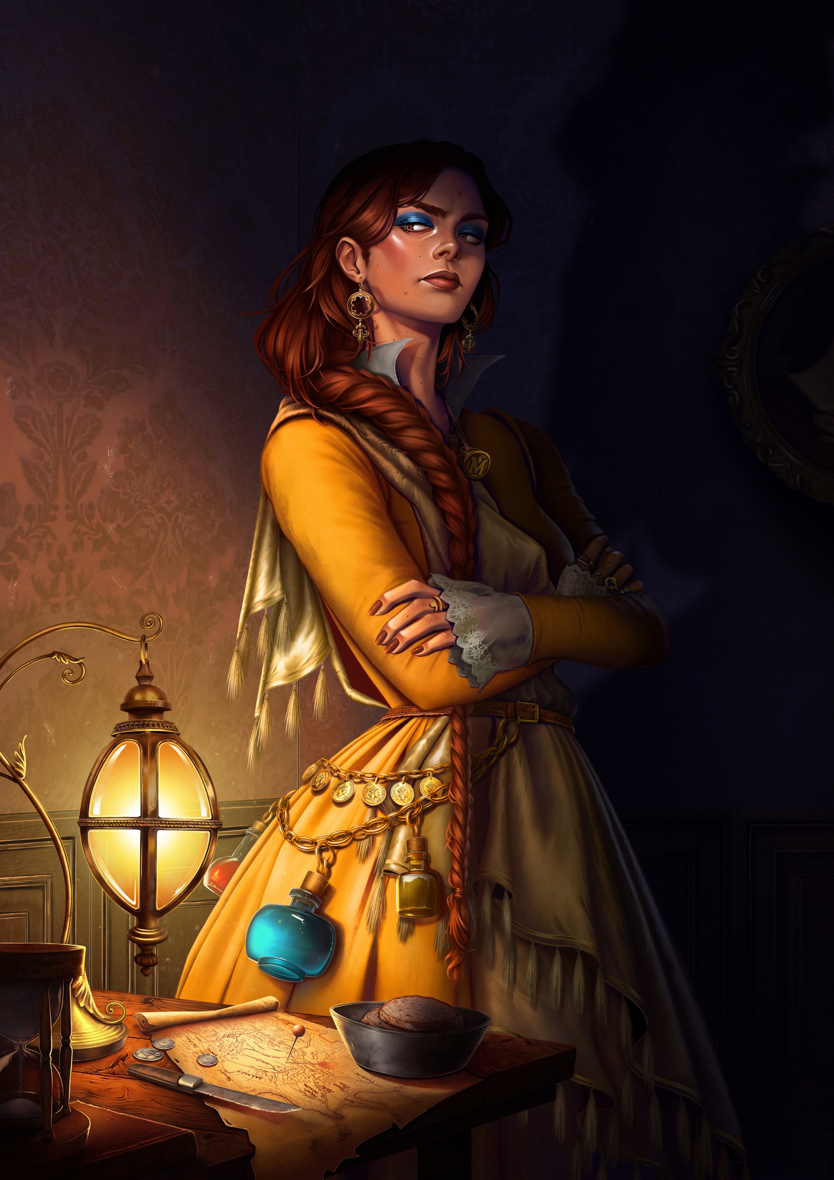 Nynaeve Al'Meara - fanart par andrea_lhoste